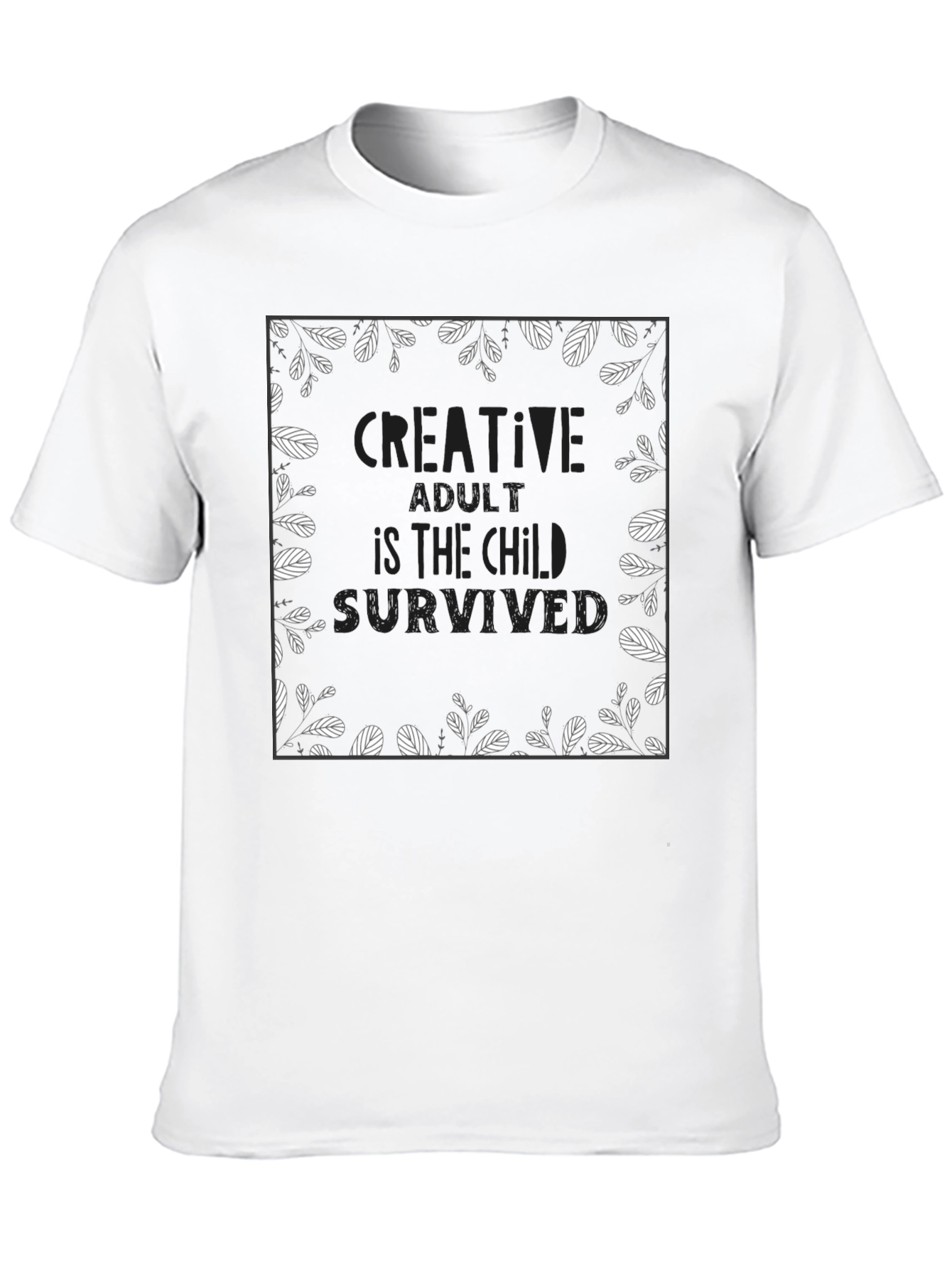 Creative Adult T-Shirt - Artistic Design