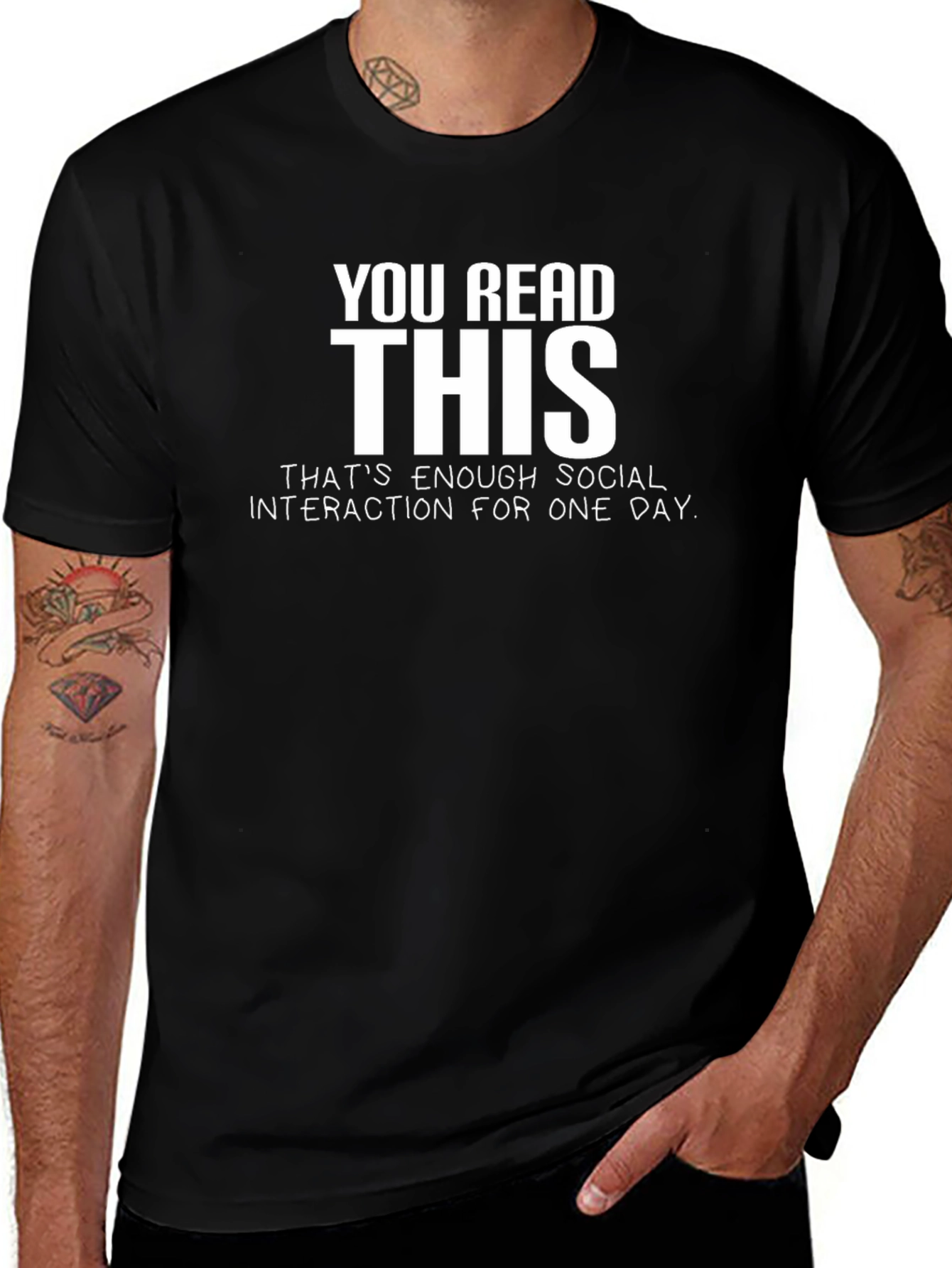 Social Interaction T-Shirt - Funny Introvert Tee