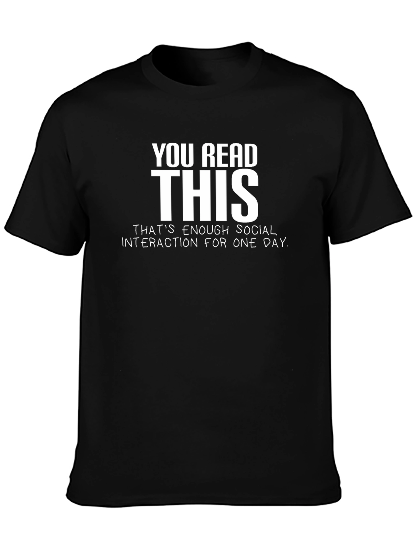 Social Interaction T-Shirt - Funny Introvert Tee