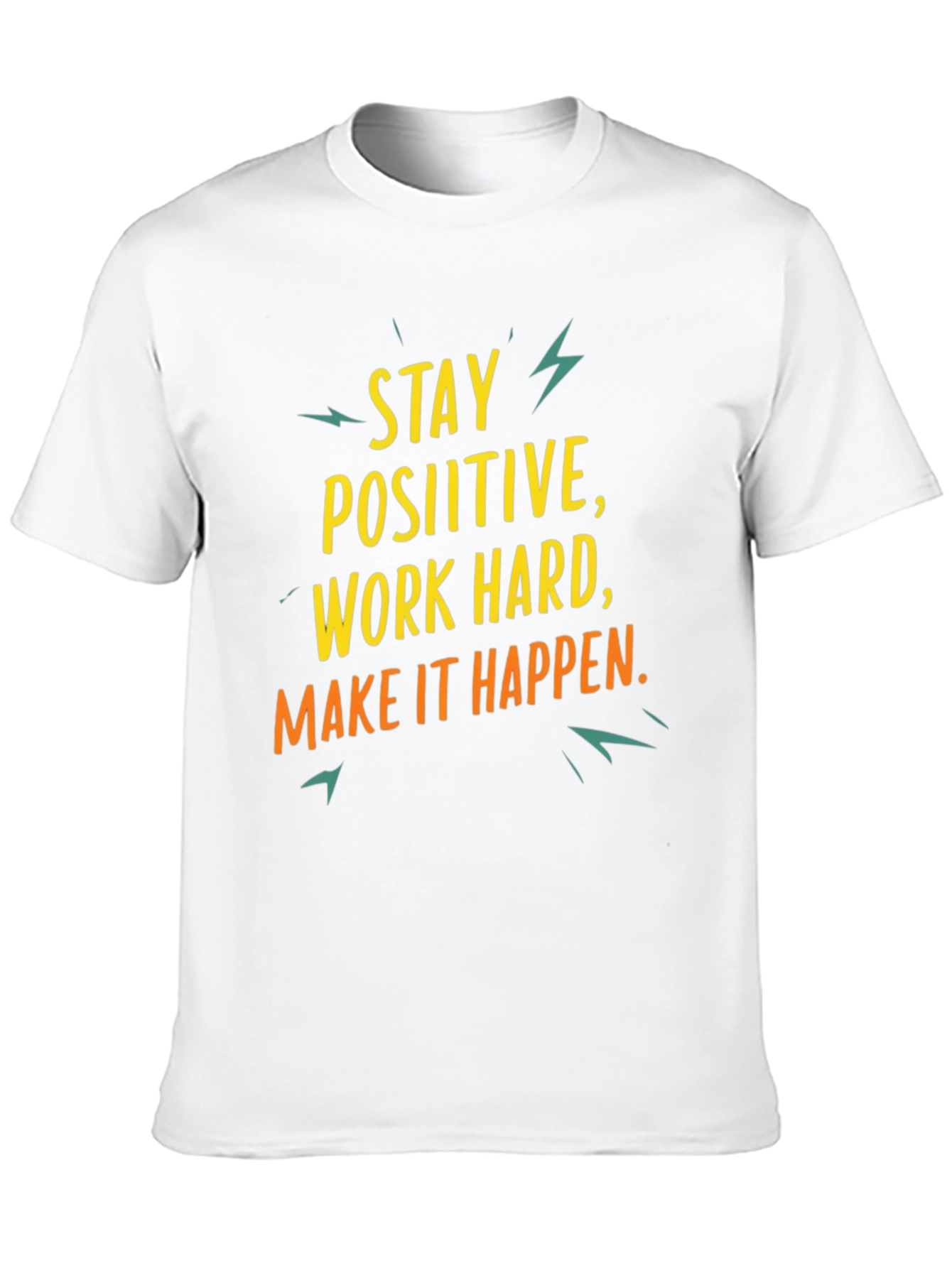 Motivational Graphic Tee: Stay Positive