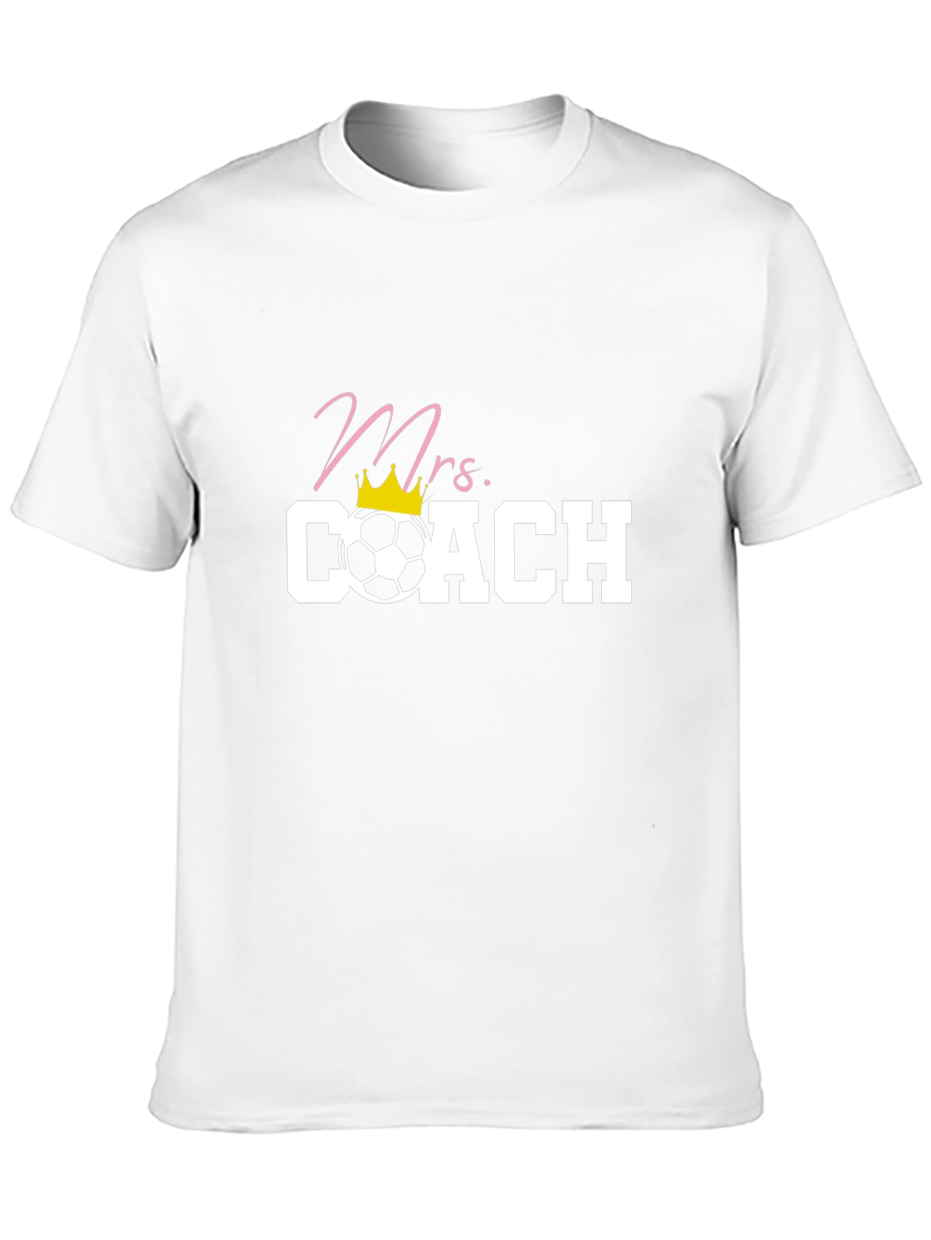 Mrs. Coach Soccer T-Shirt - Black