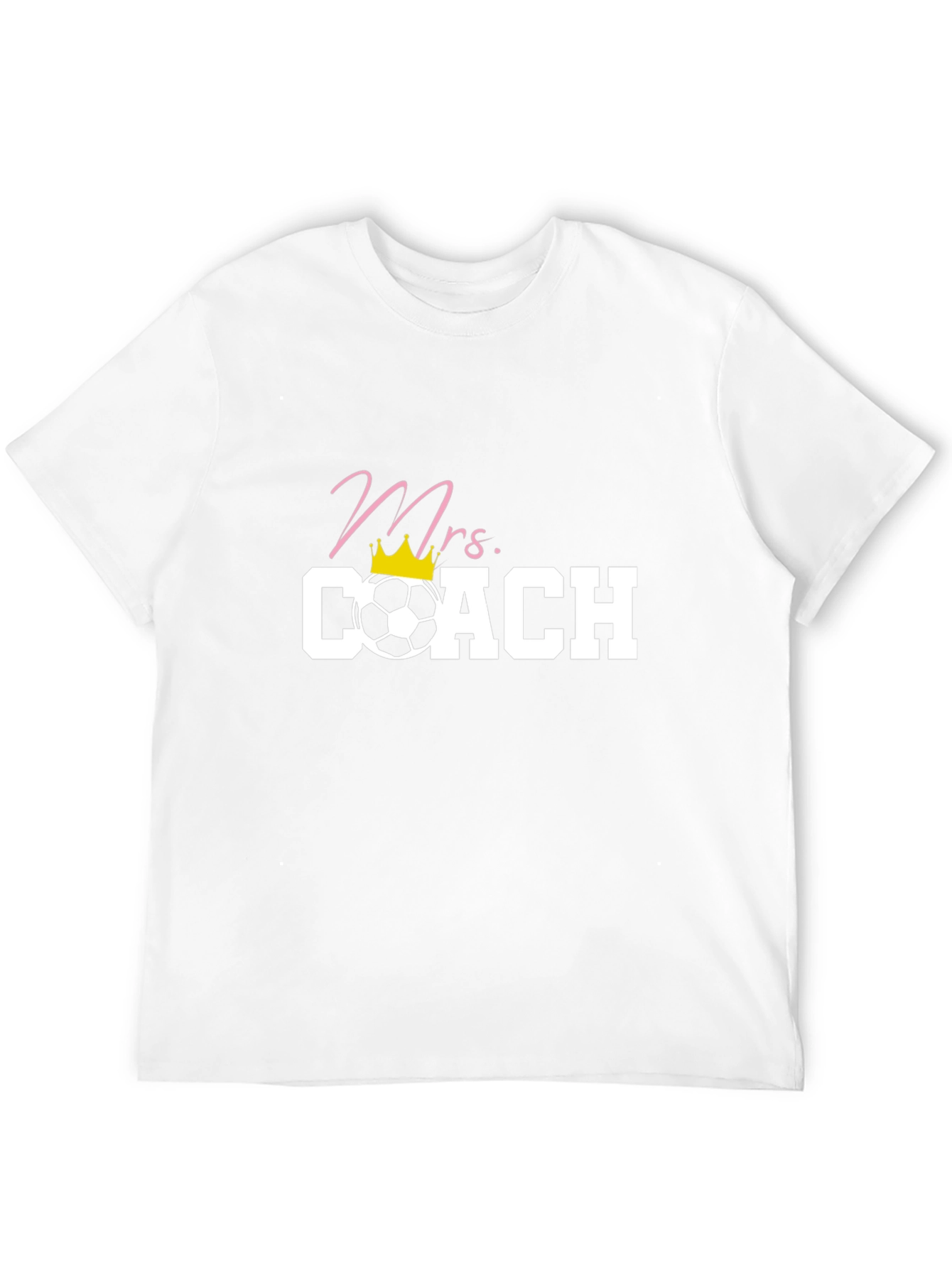 Mrs. Coach Soccer T-Shirt - Black