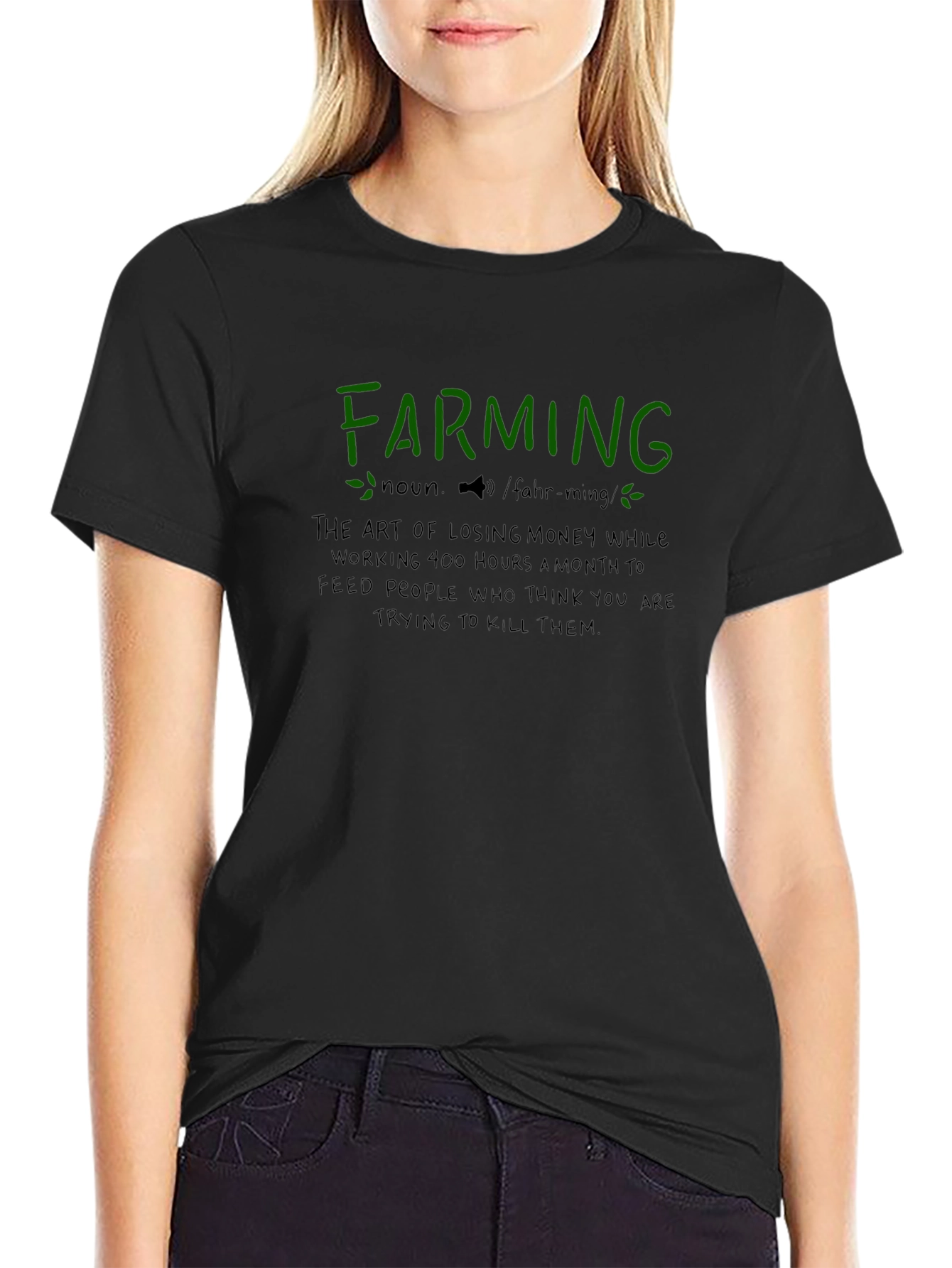 Farming Definition Graphic Tee