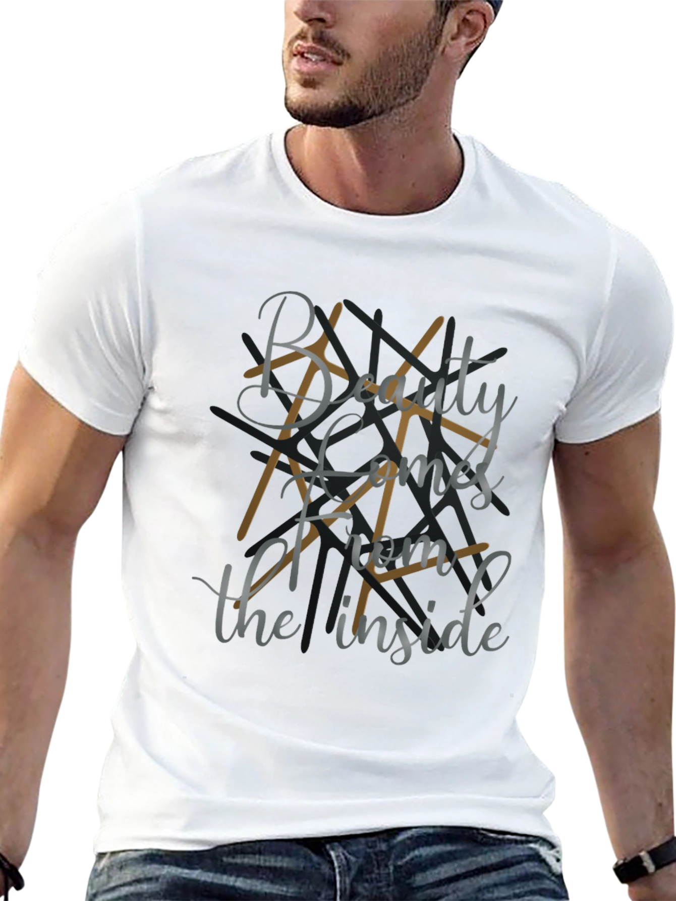 Beauty Comes From Inside Graphic T-Shirt