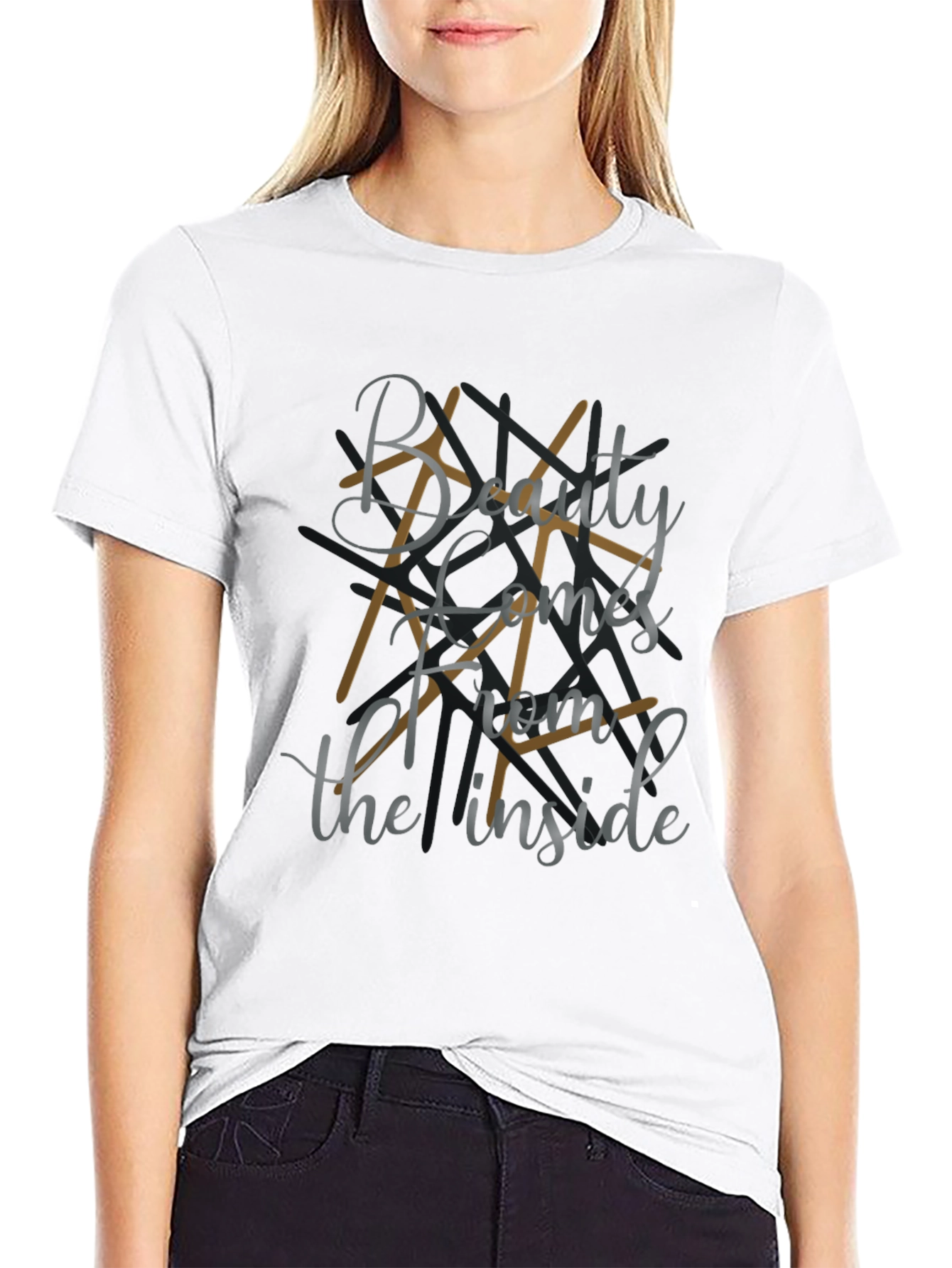 Beauty Comes From Inside Graphic T-Shirt