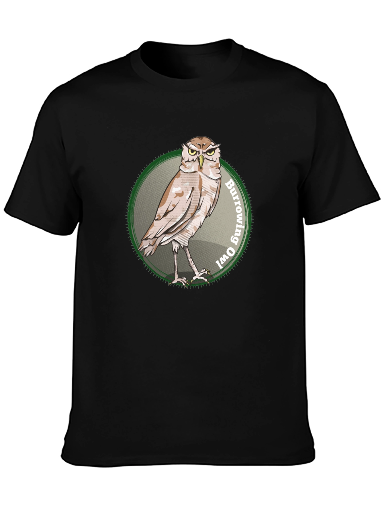 Burrowing Owl Graphic Print T-Shirt