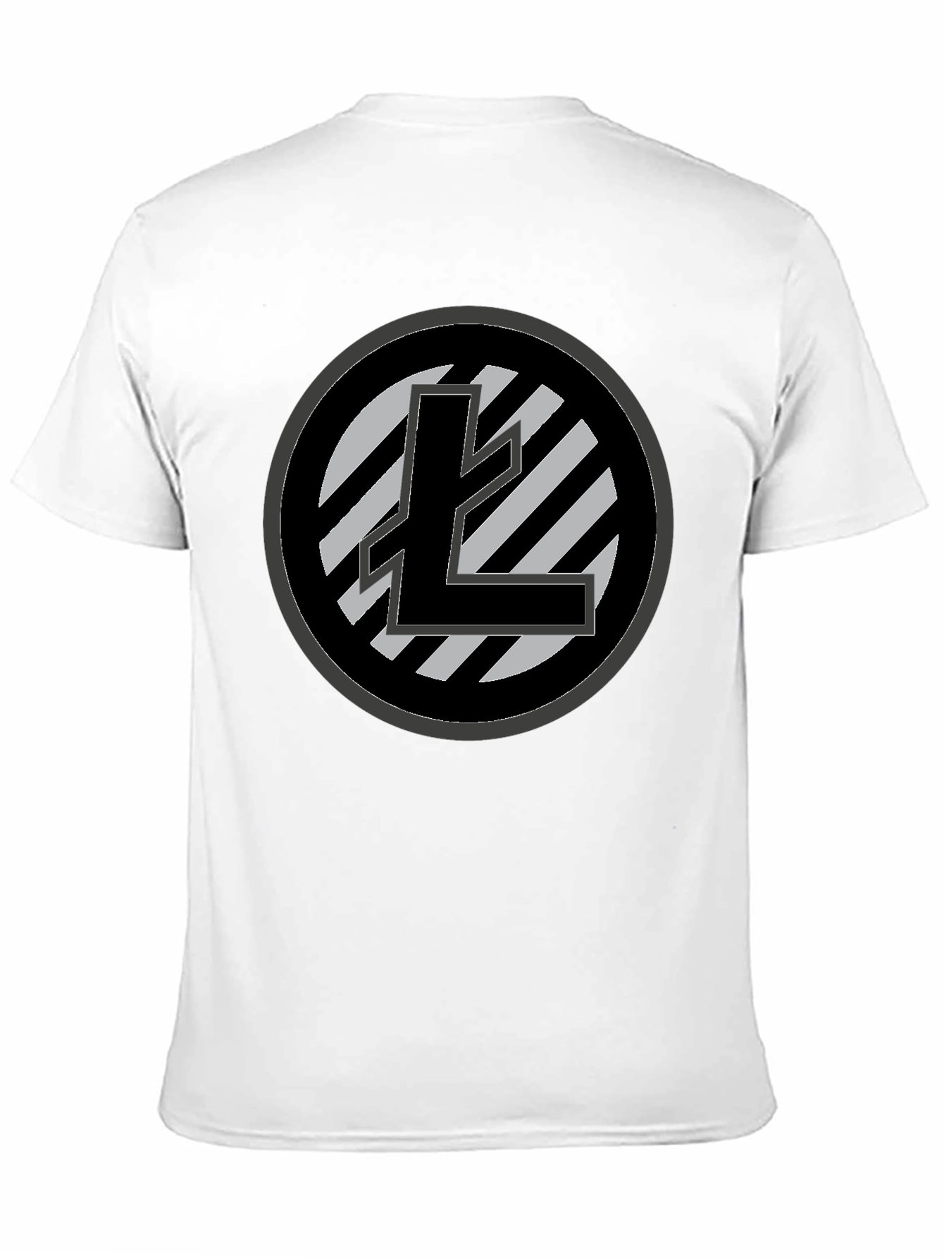 Litecoin Crypto T-Shirt - Black Cotton Tee