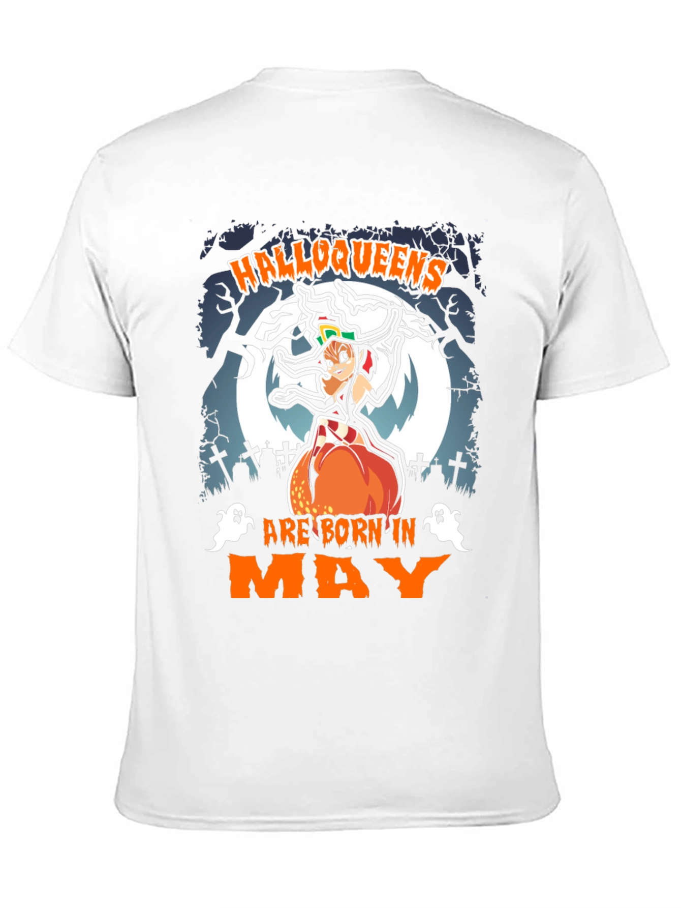 Halloqueens Are Born In May T-Shirt