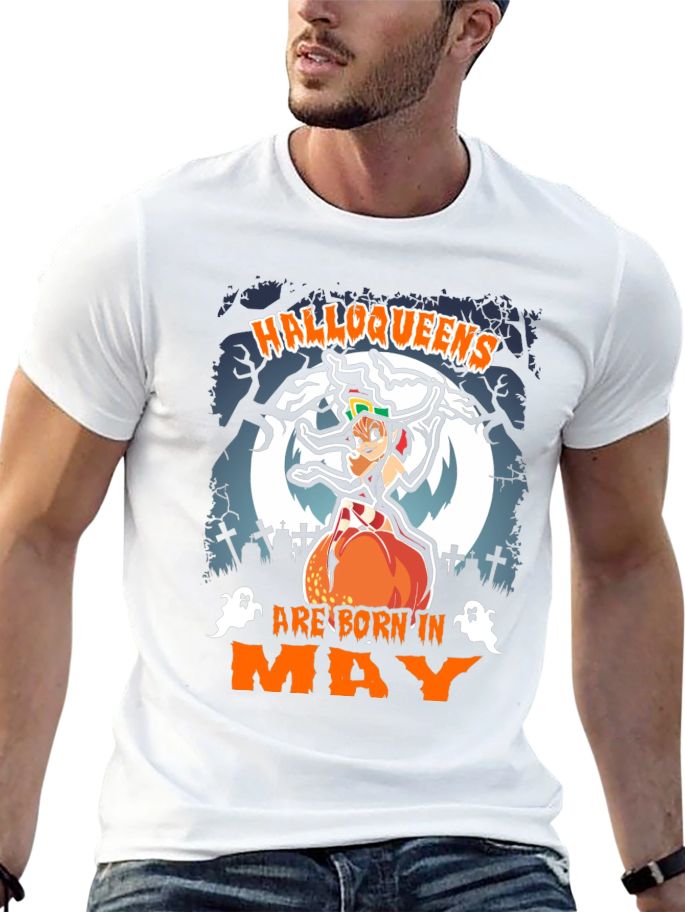 Halloqueens Are Born In May T-Shirt