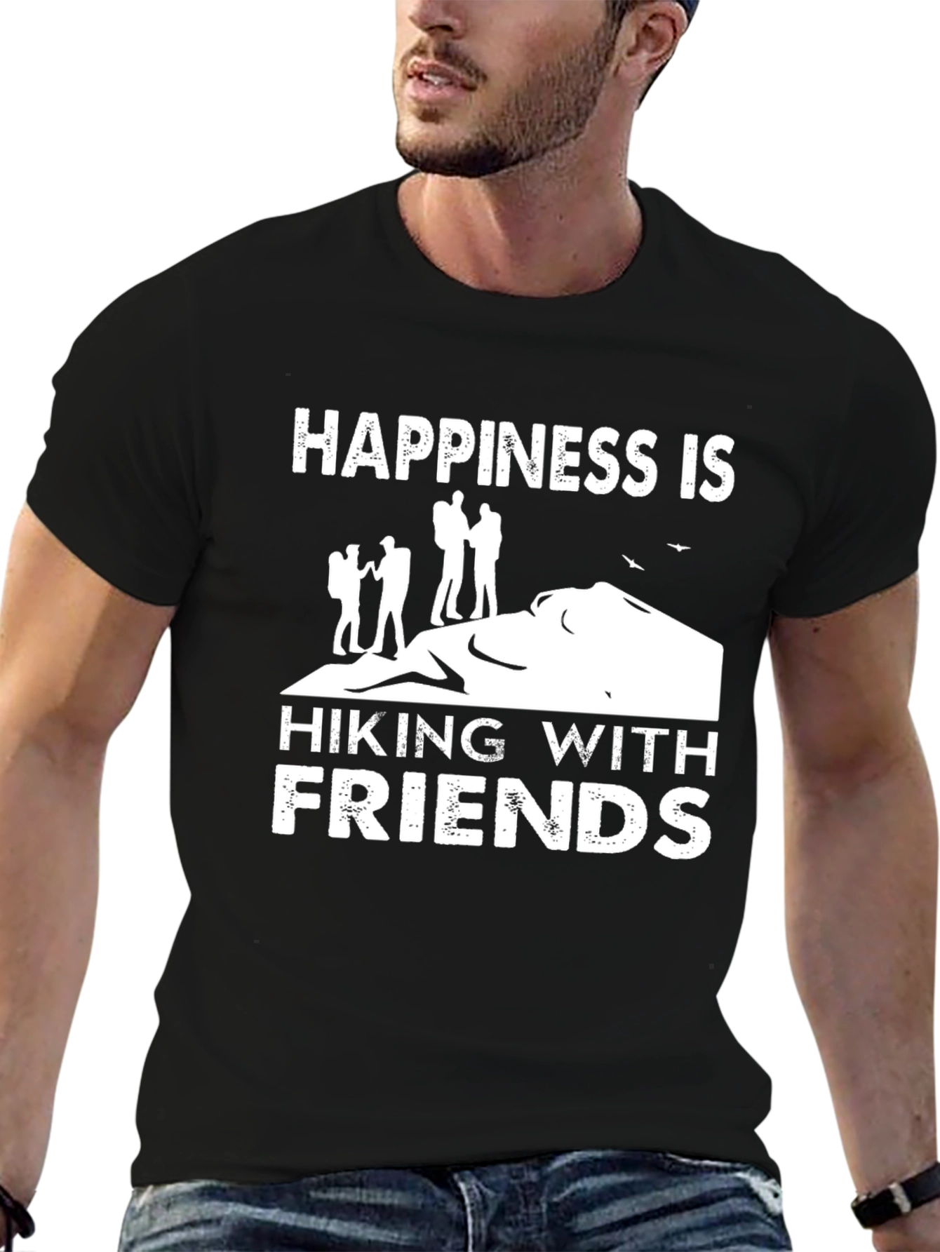 Happiness Hiking with Friends T-Shirt