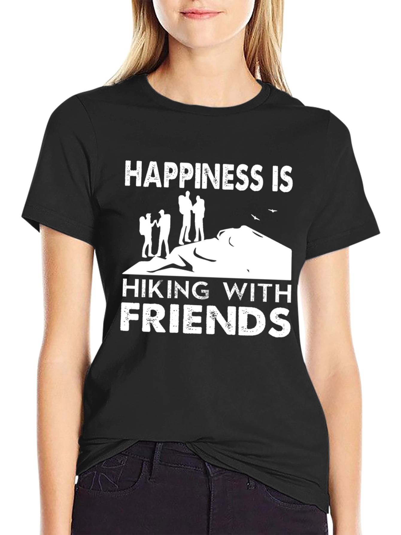 Happiness Hiking with Friends T-Shirt