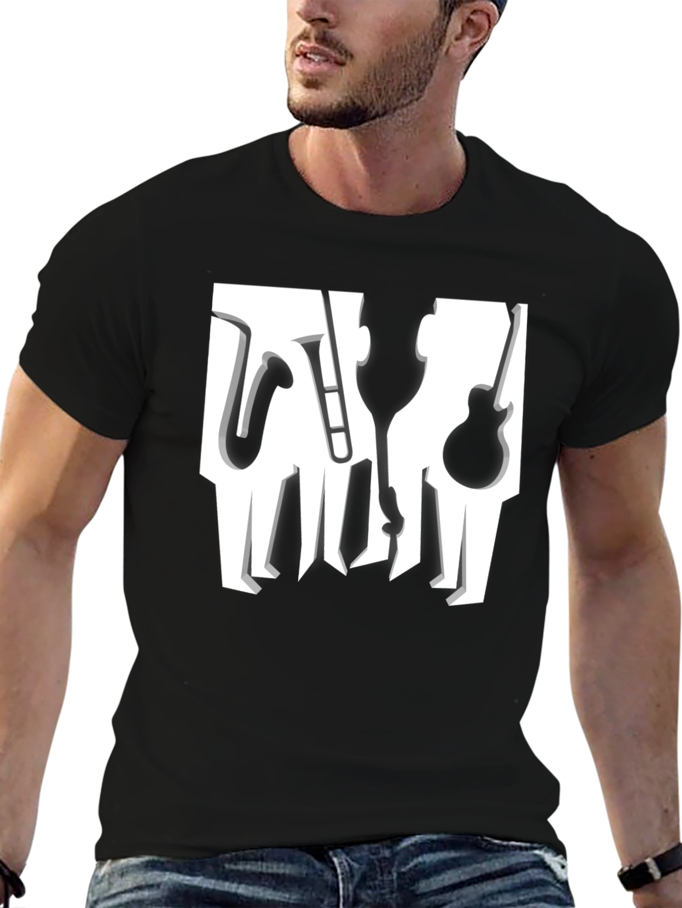 Jazz Instrument T-Shirt - Music Lover Tee