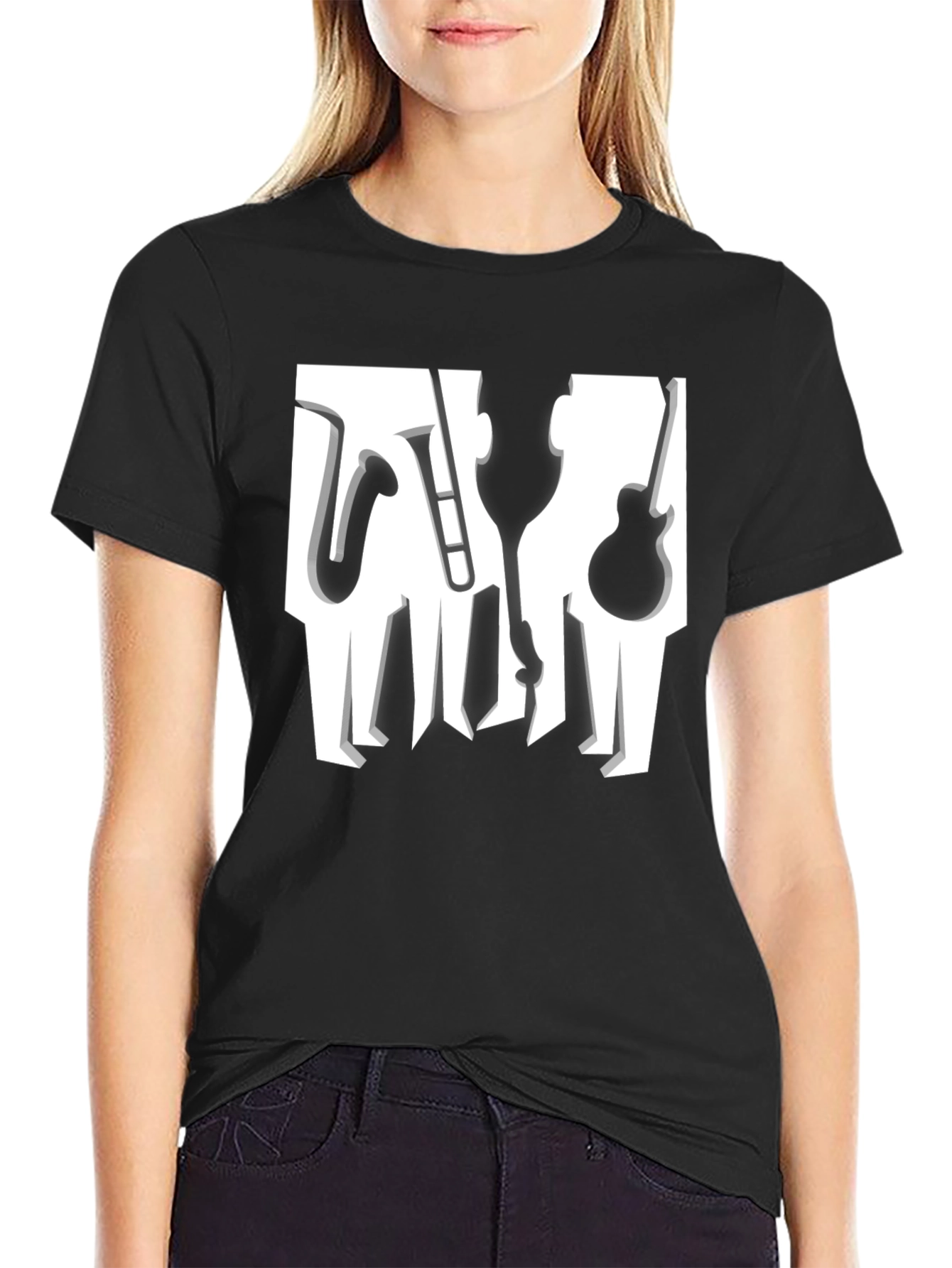 Jazz Instrument T-Shirt - Music Lover Tee