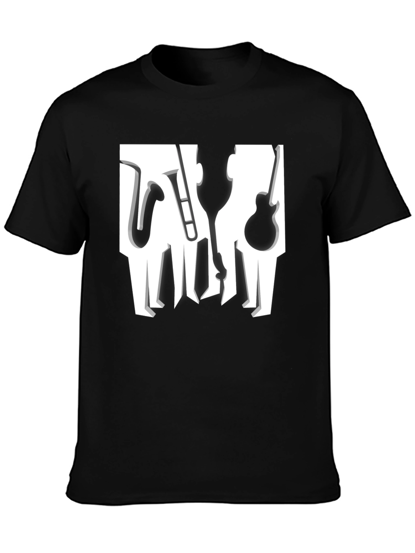 Jazz Instrument T-Shirt - Music Lover Tee