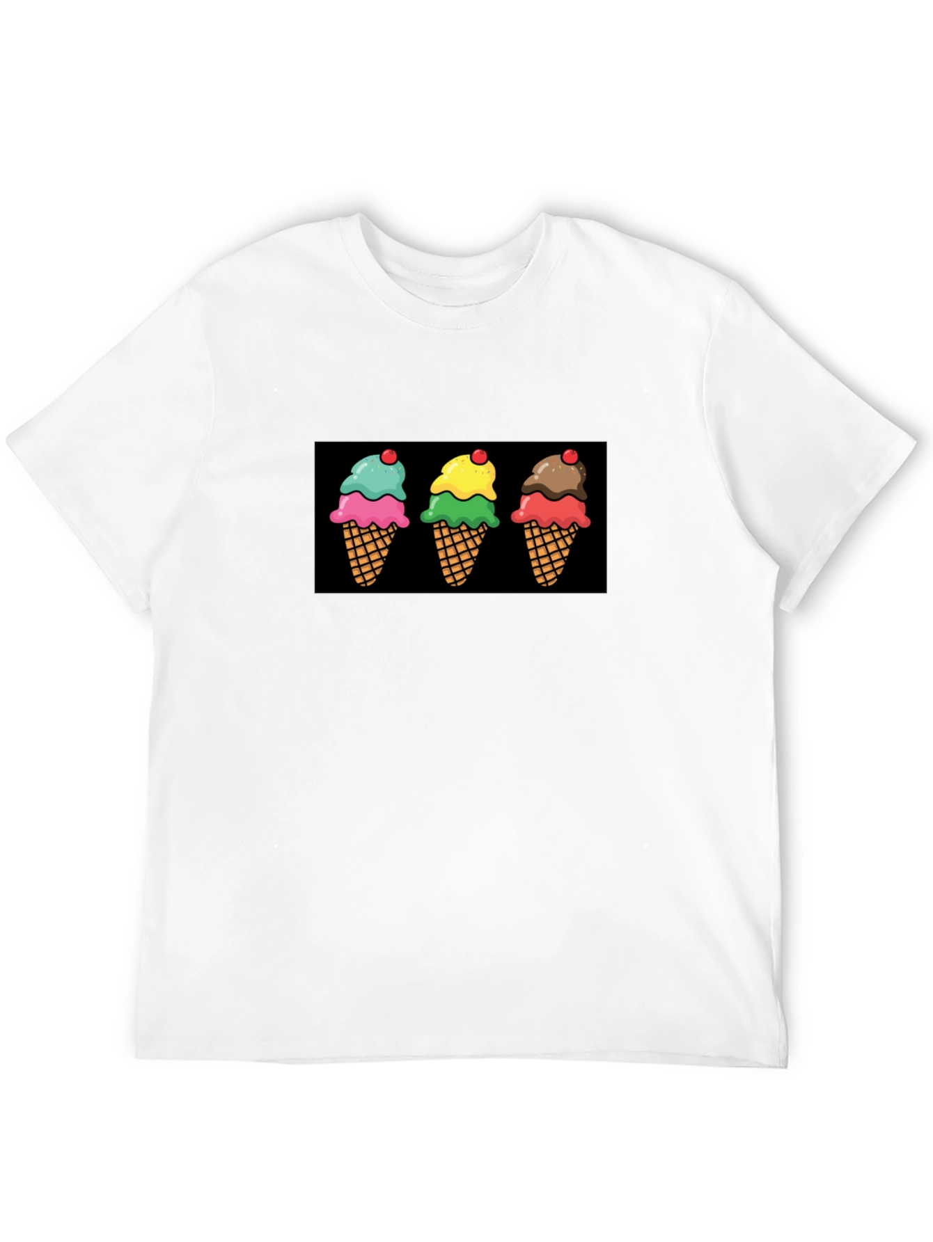 Ice Cream Cone Graphic T-Shirt