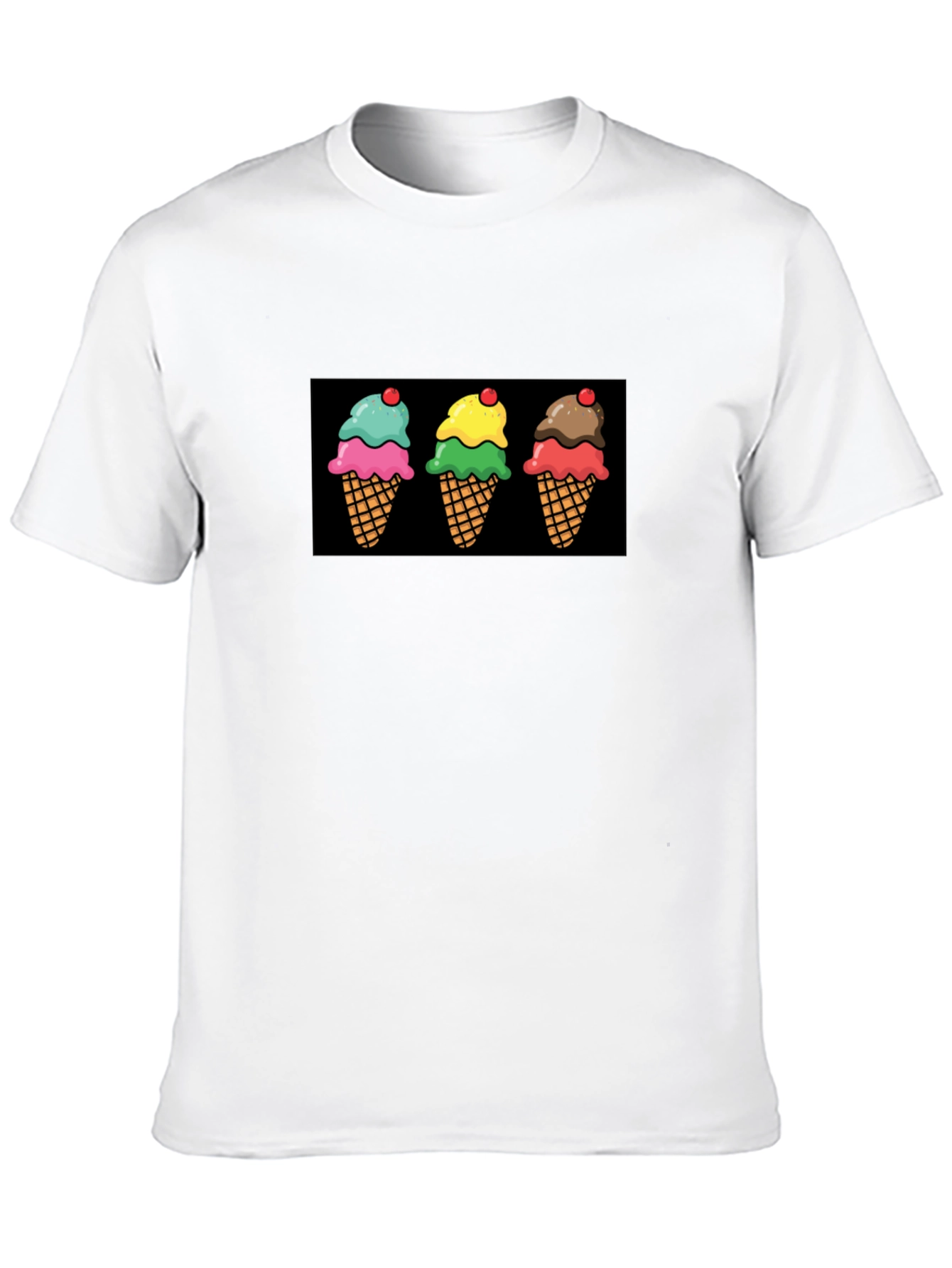Ice Cream Cone Graphic T-Shirt