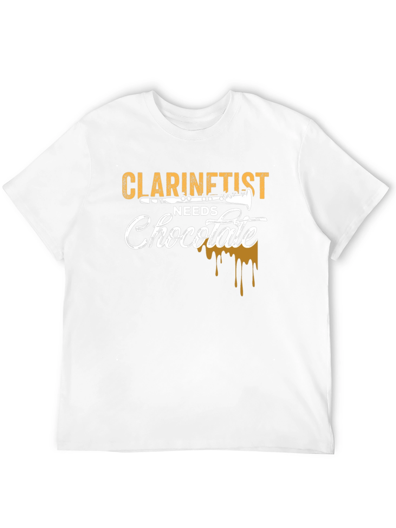 Clarinestist Needs Chocolate Graphic T-Shirt