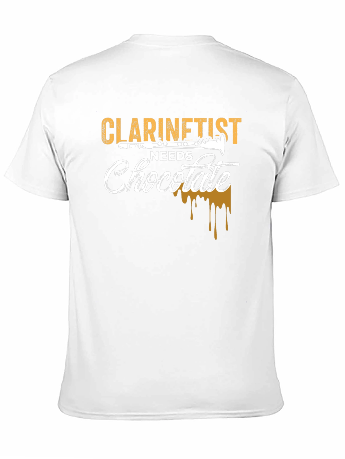 Clarinestist Needs Chocolate Graphic T-Shirt