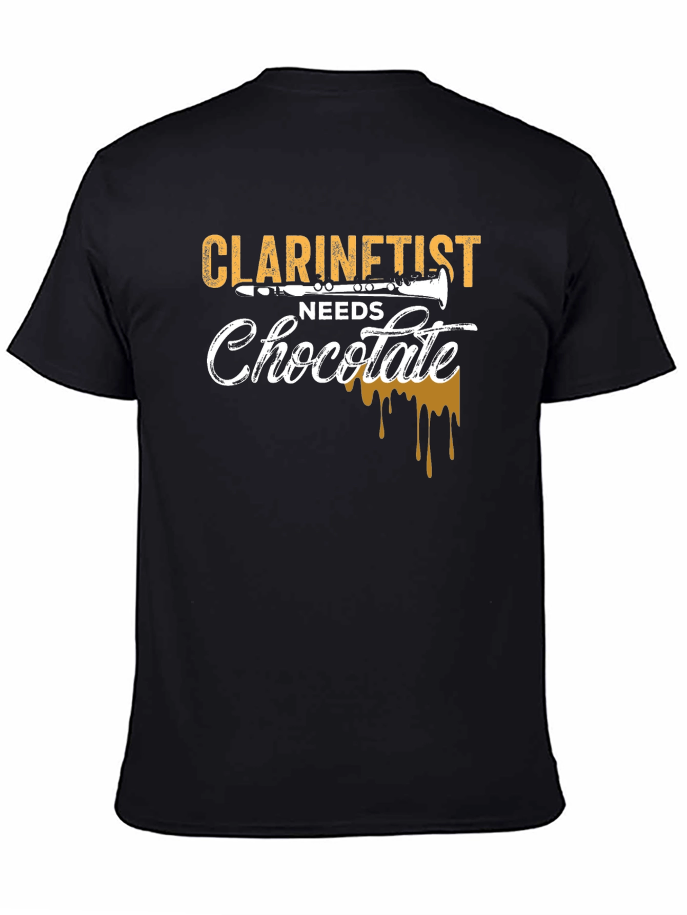 Clarinestist Needs Chocolate Graphic T-Shirt