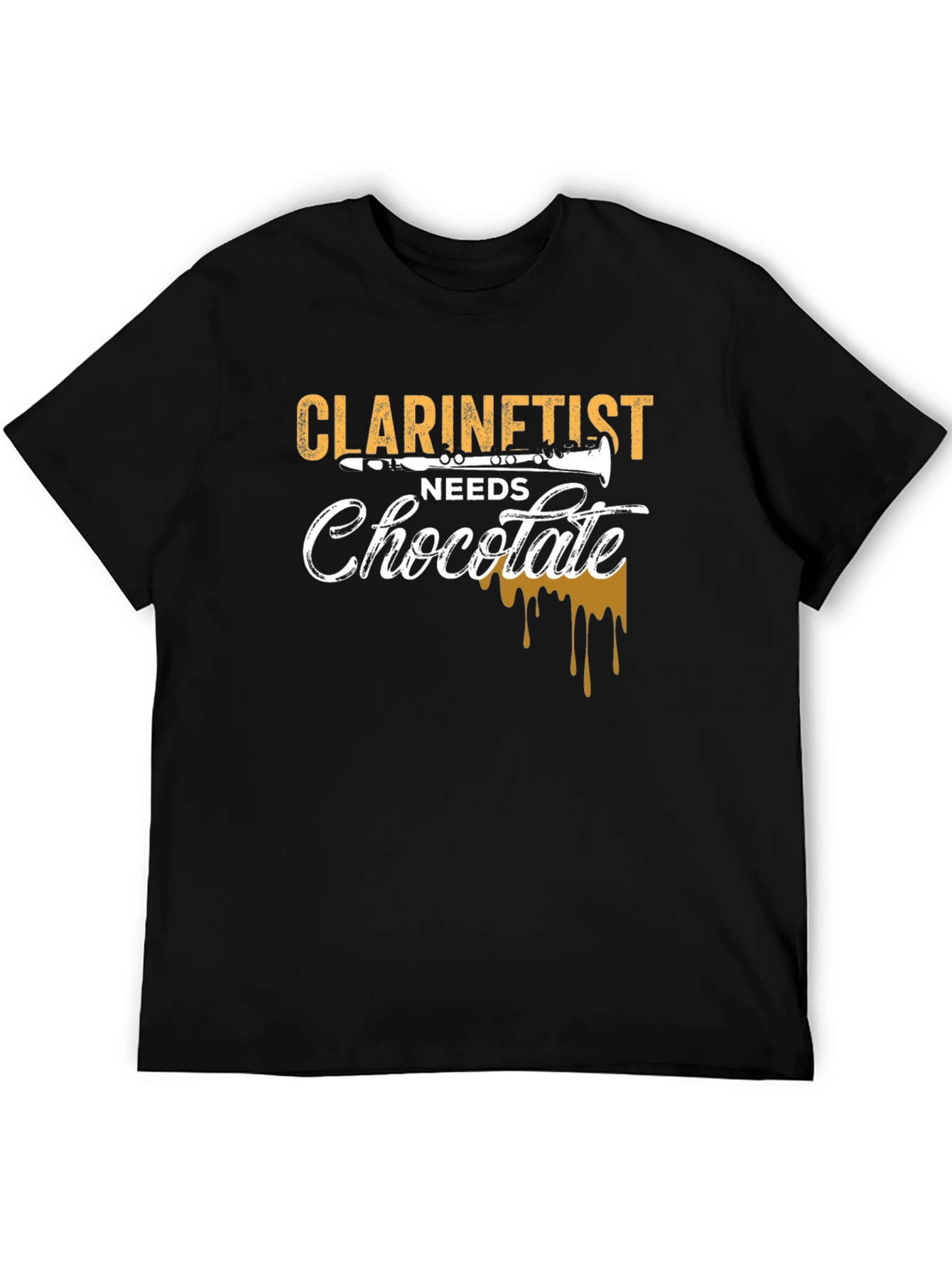 Clarinestist Needs Chocolate Graphic T-Shirt