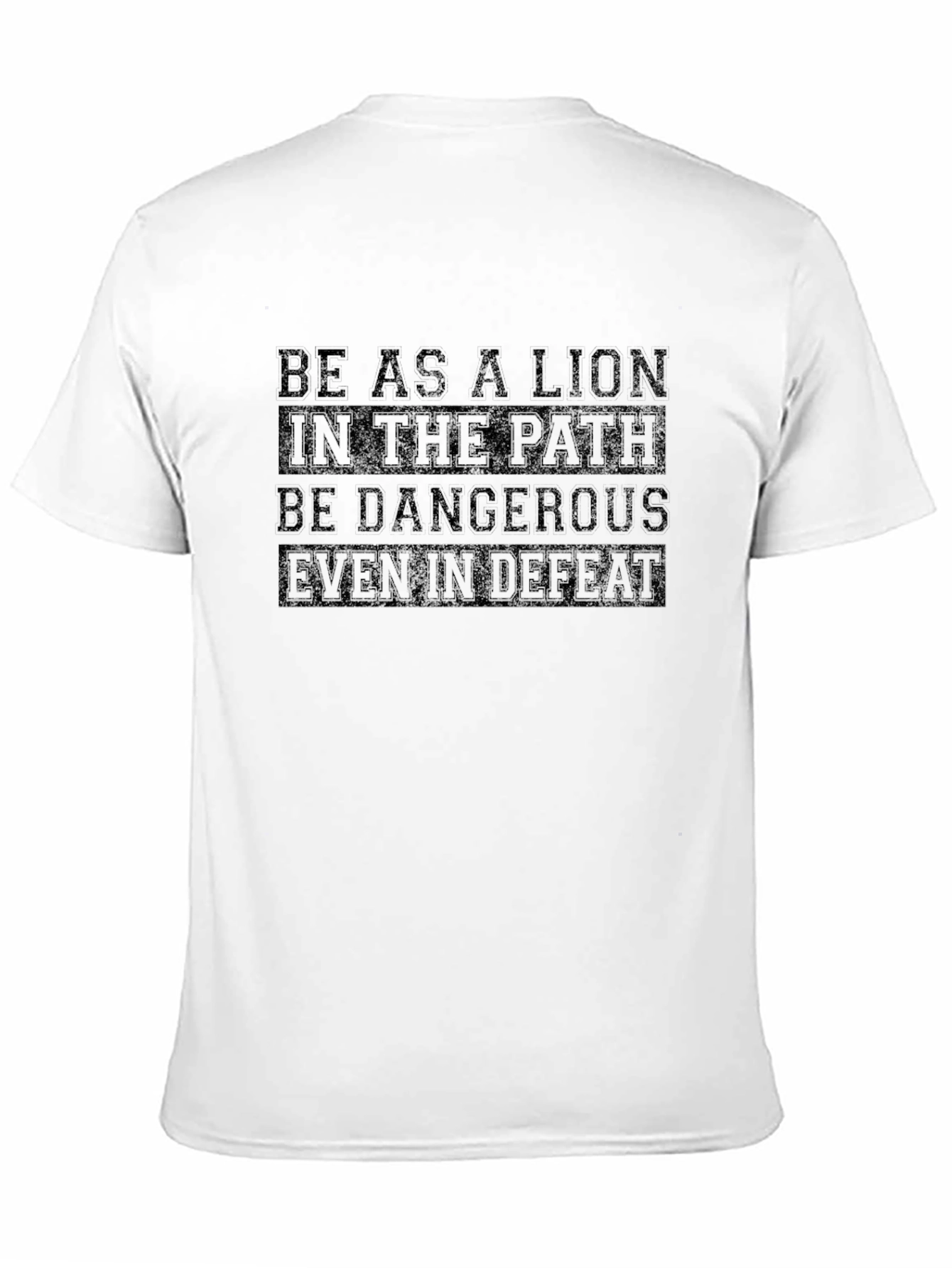 Be as a Lion Graphic Tee - Black