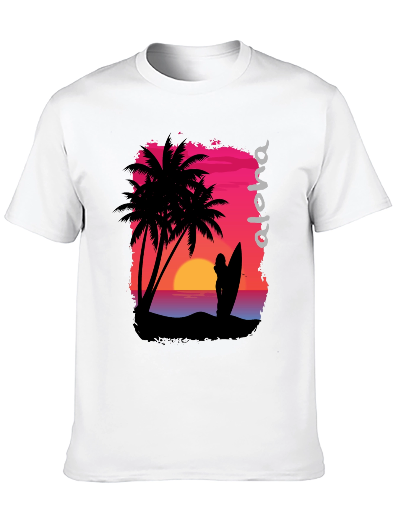 Aloha Sunset Graphic T-Shirt