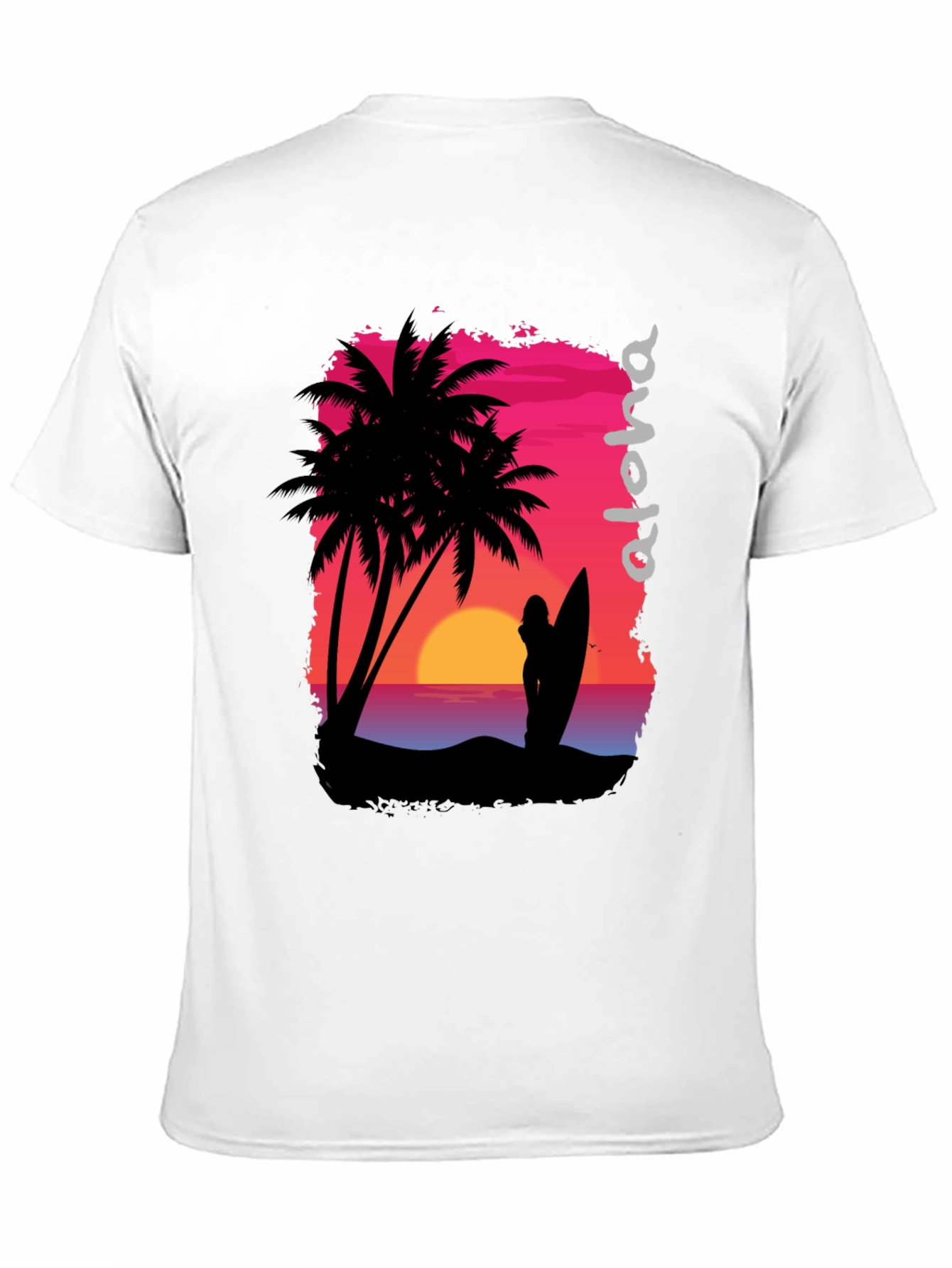 Aloha Sunset Graphic T-Shirt
