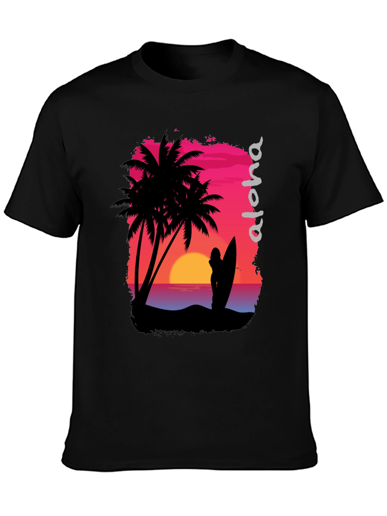 Aloha Sunset Graphic T-Shirt