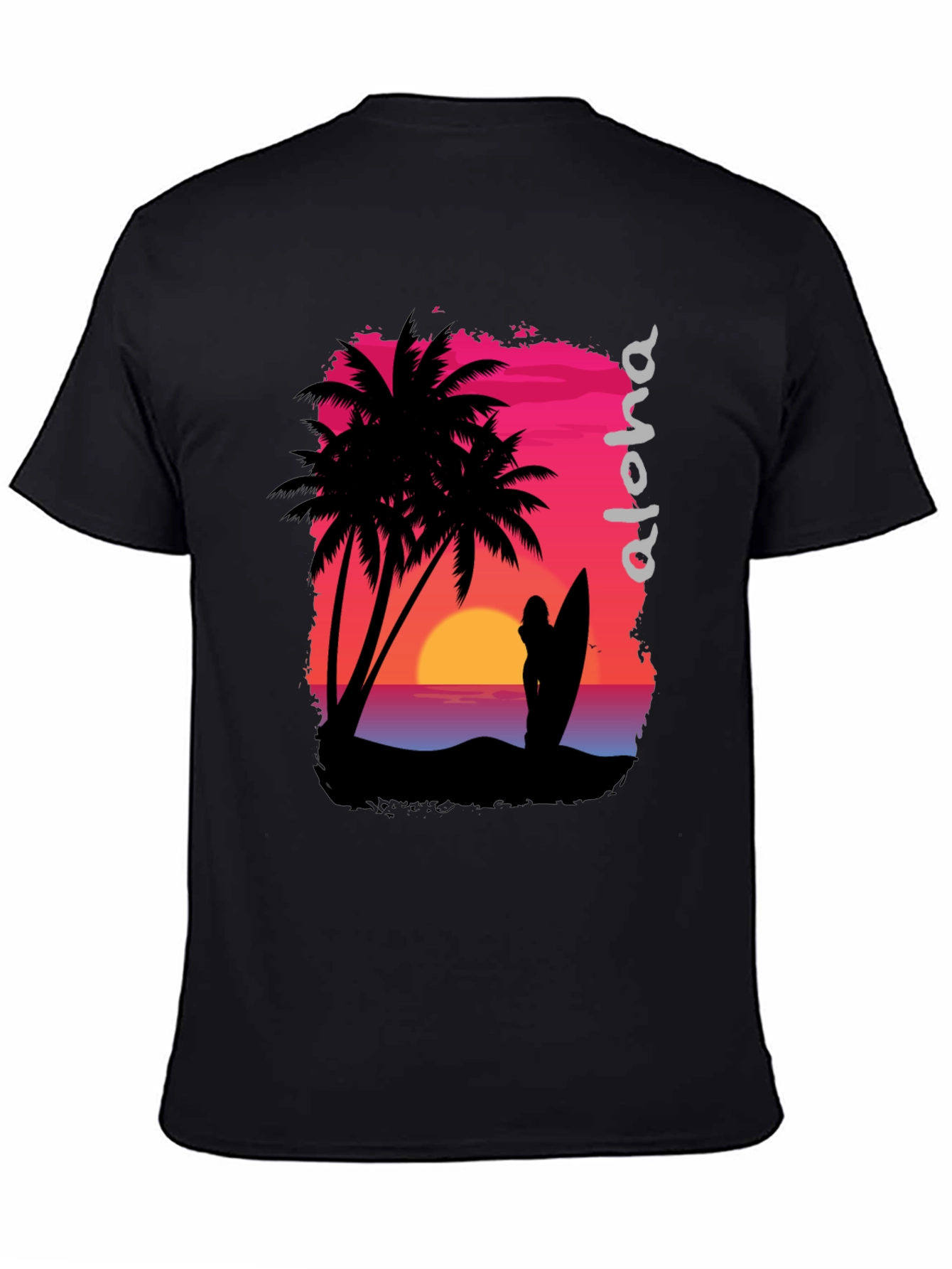 Aloha Sunset Graphic T-Shirt