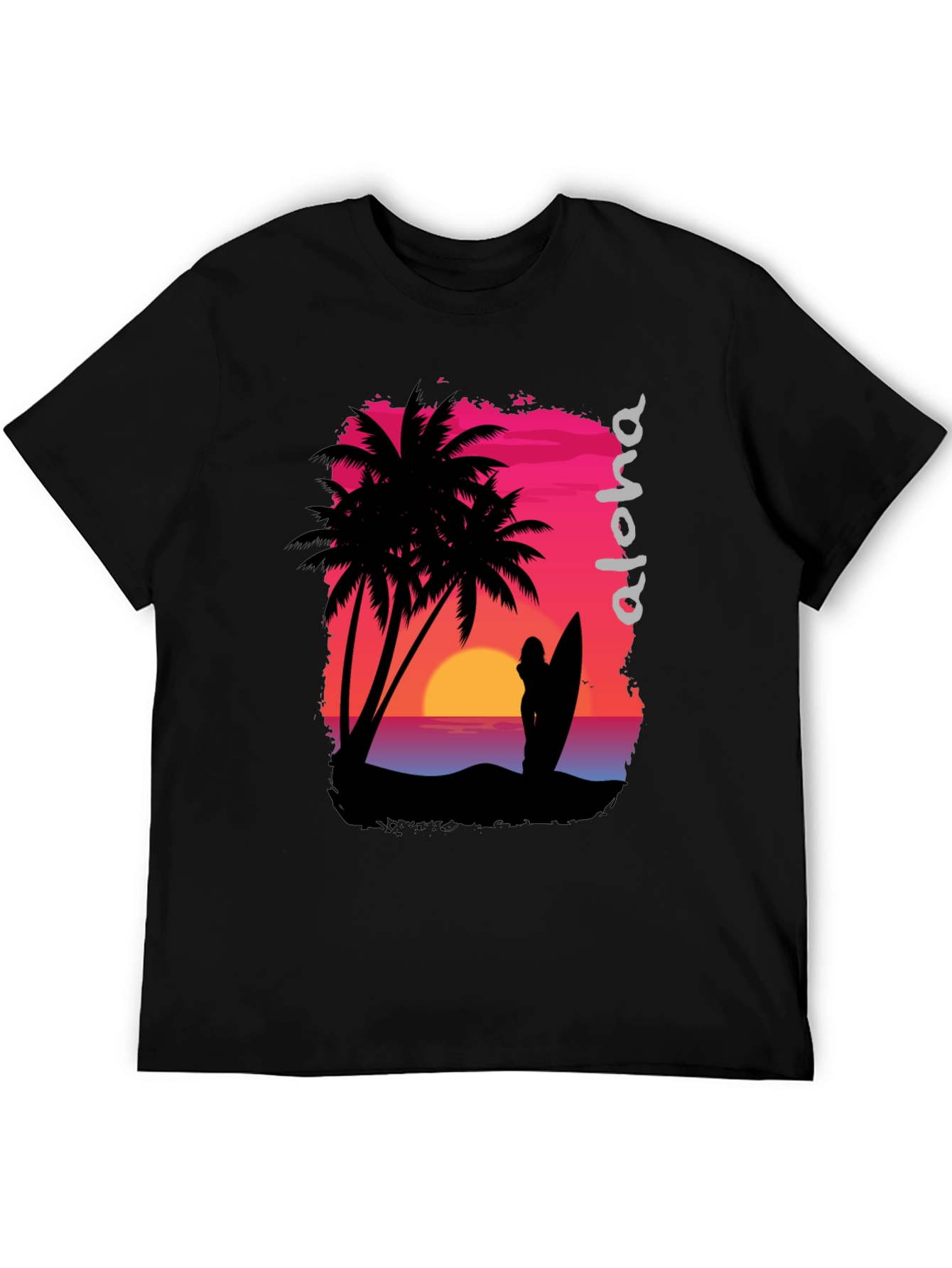 Aloha Sunset Graphic T-Shirt