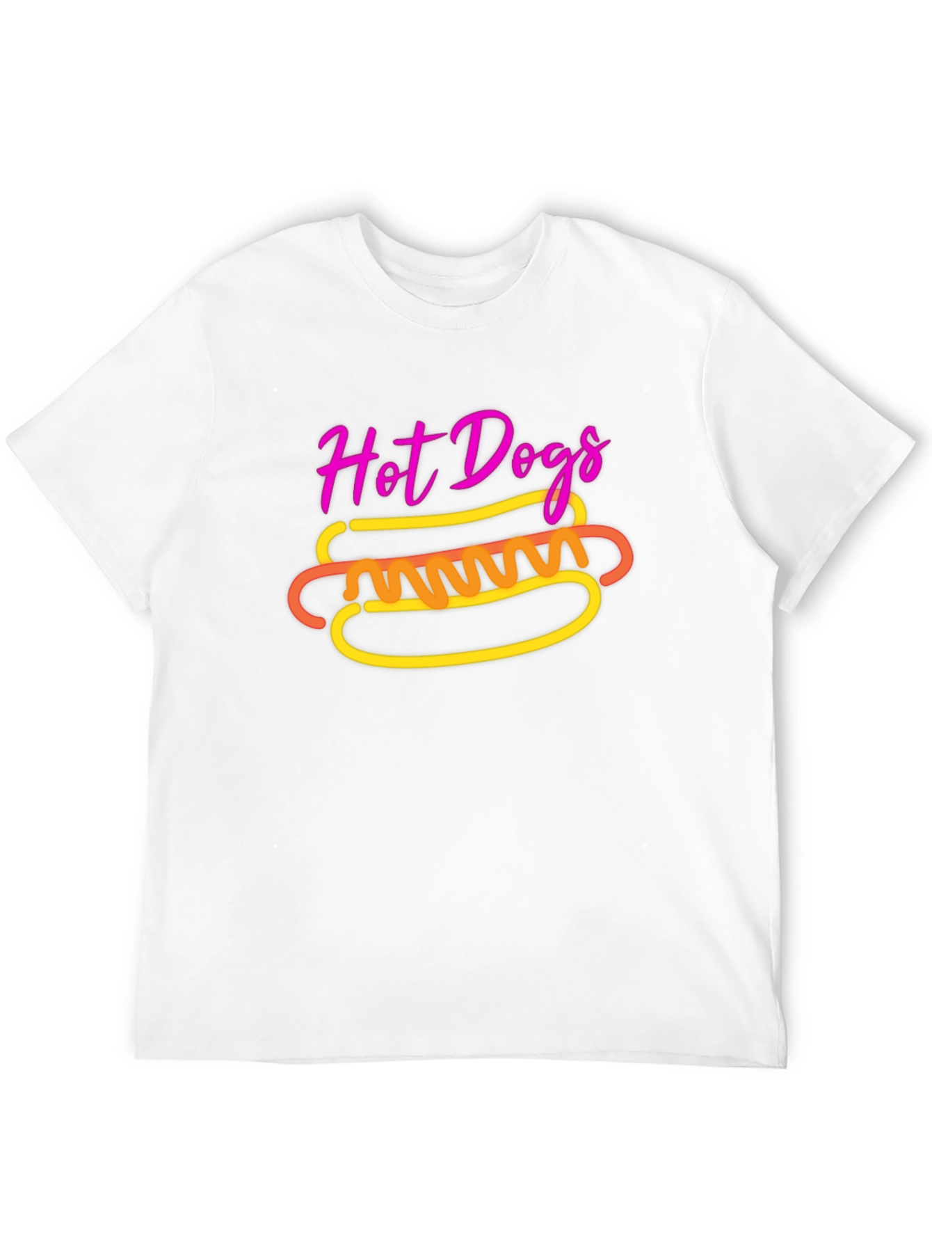 Hot Dogs Graphic Tee - Black Unisex T-Shirt