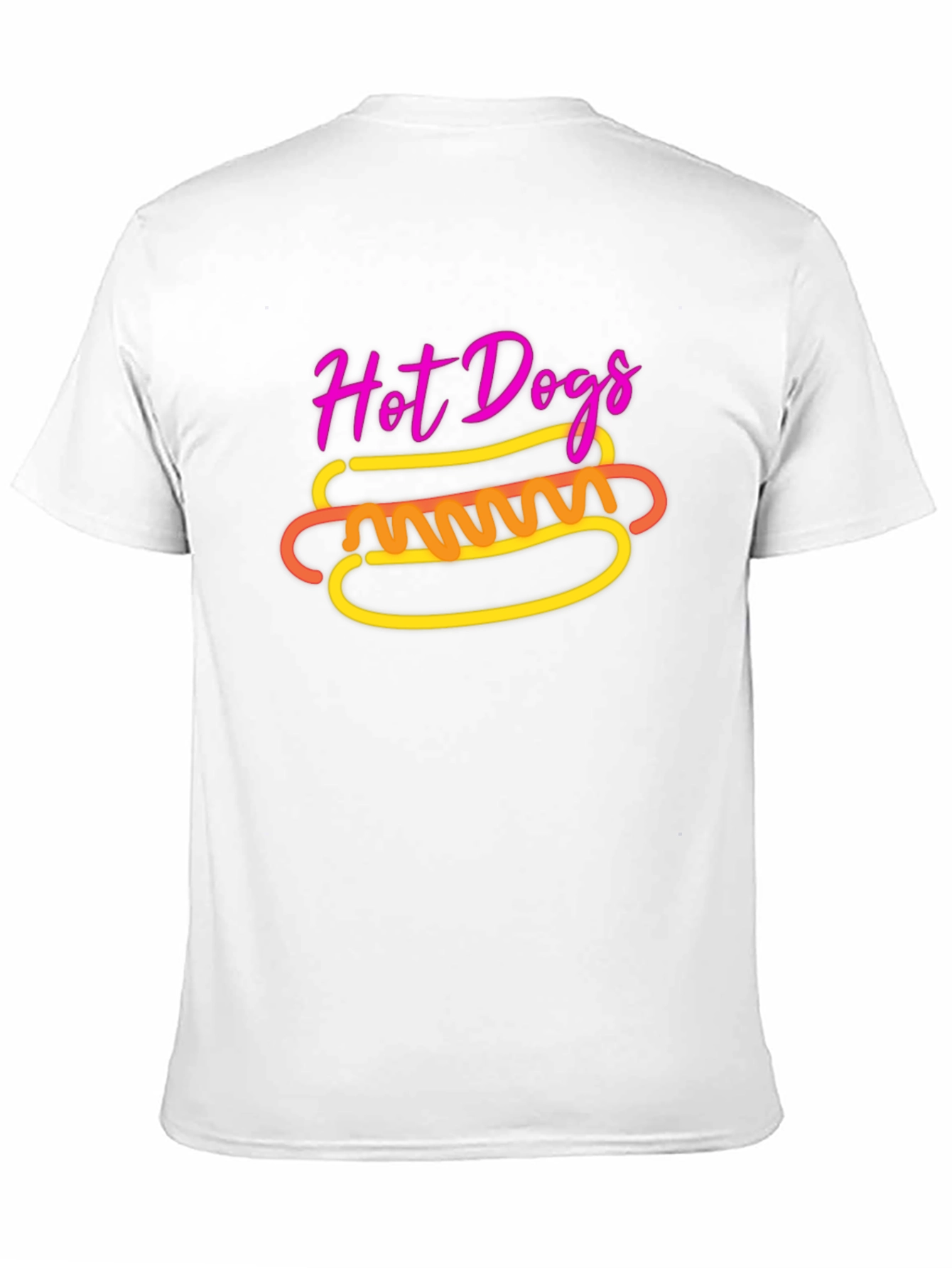 Hot Dogs Graphic Tee - Black Unisex T-Shirt