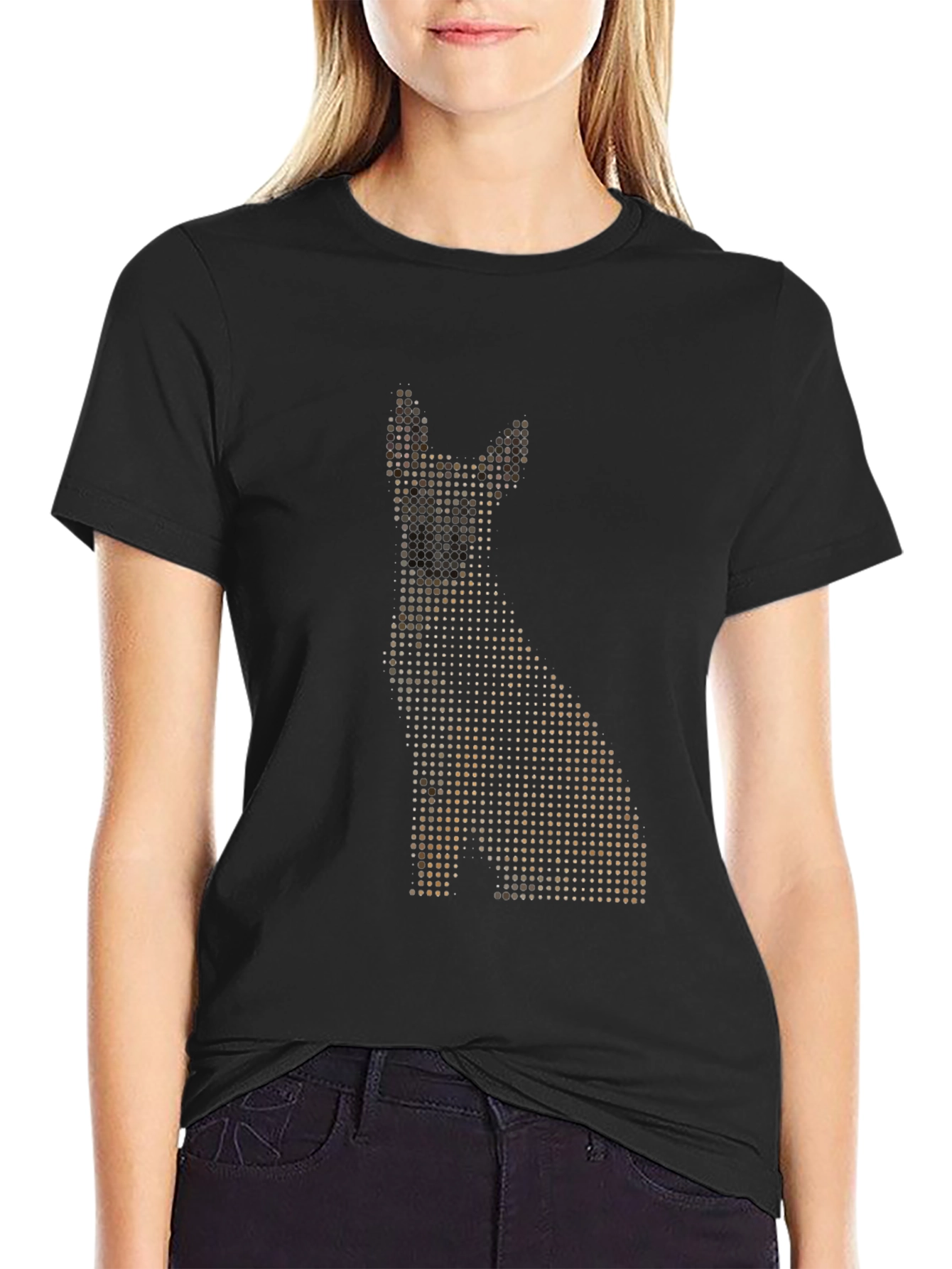 Dotted Dog Graphic T-Shirt
