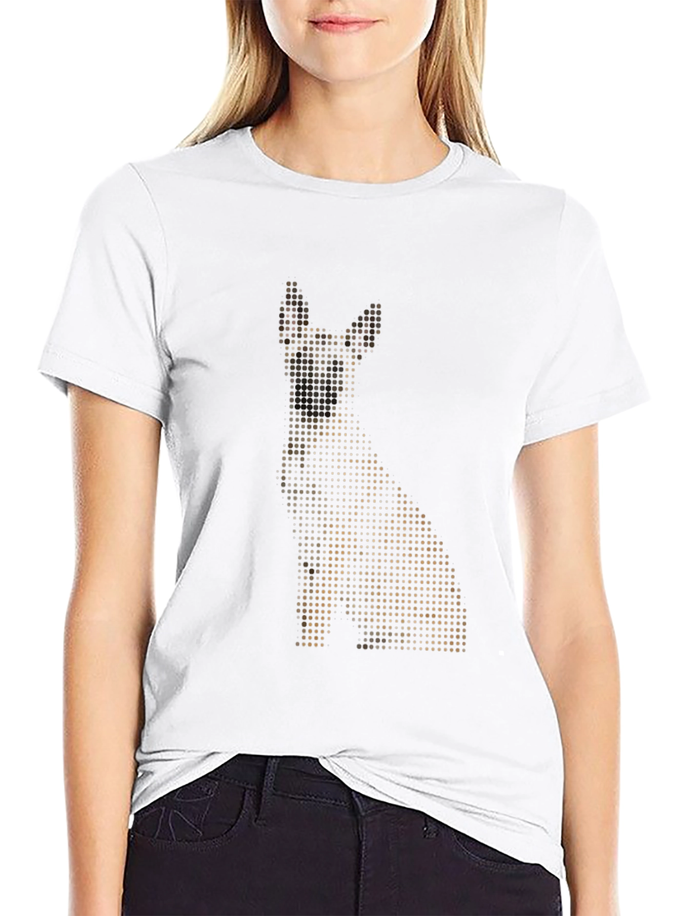 Dotted Dog Graphic T-Shirt