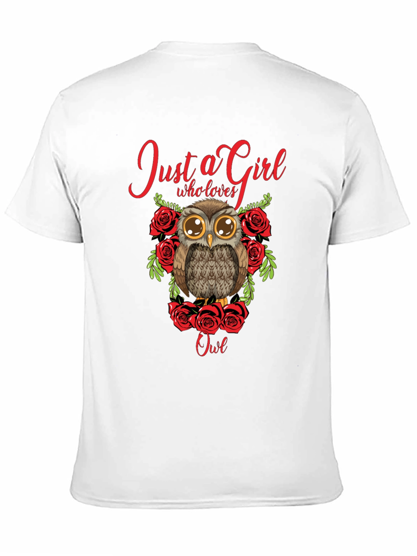 Just a Girl Who Loves Owl T-Shirt