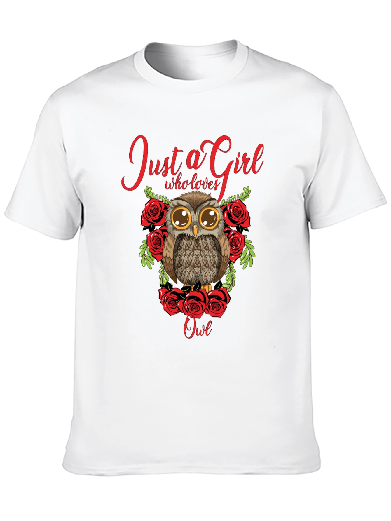 Just a Girl Who Loves Owl T-Shirt