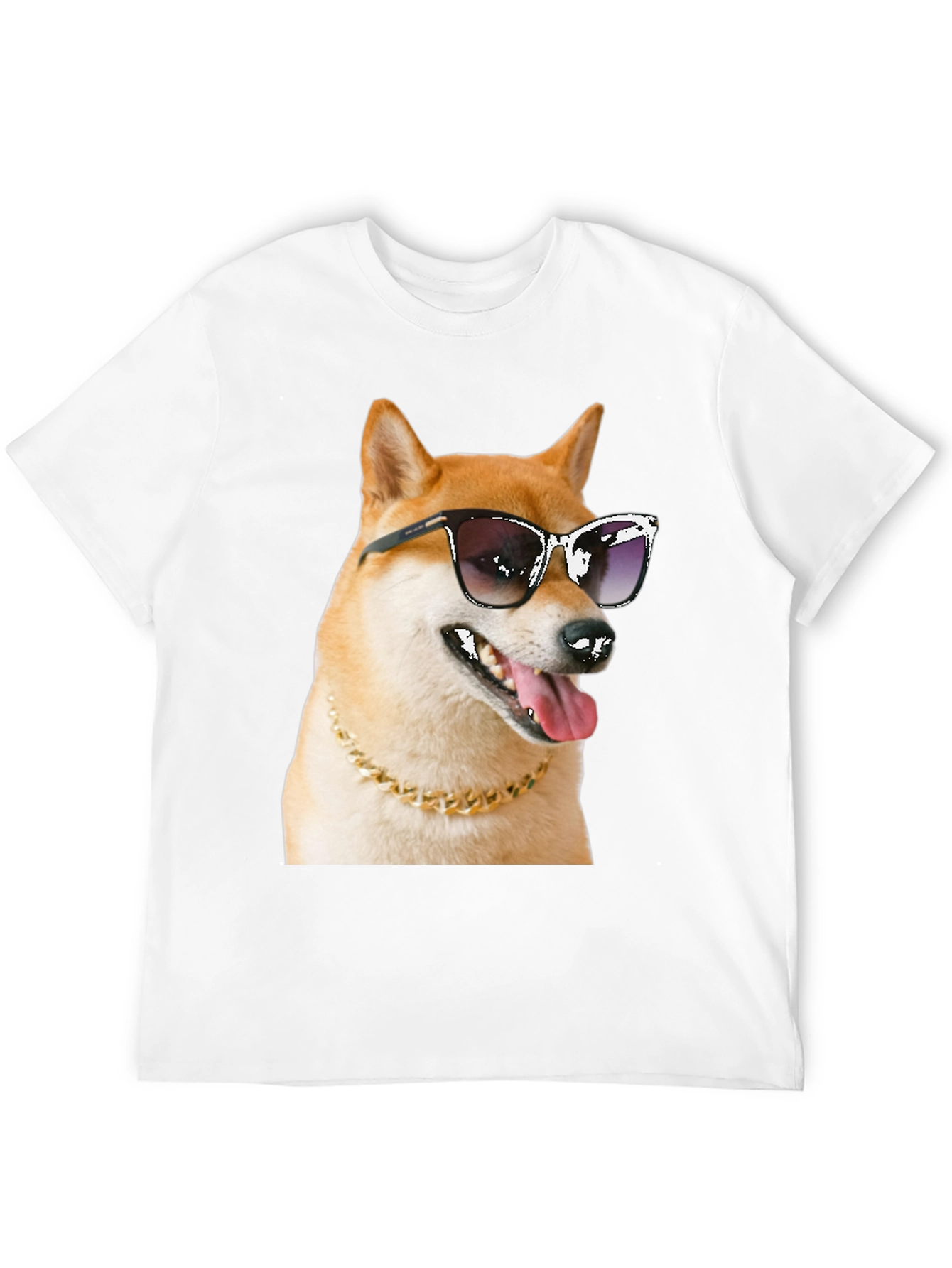 Cool Doge Graphic Tee - Black T-Shirt