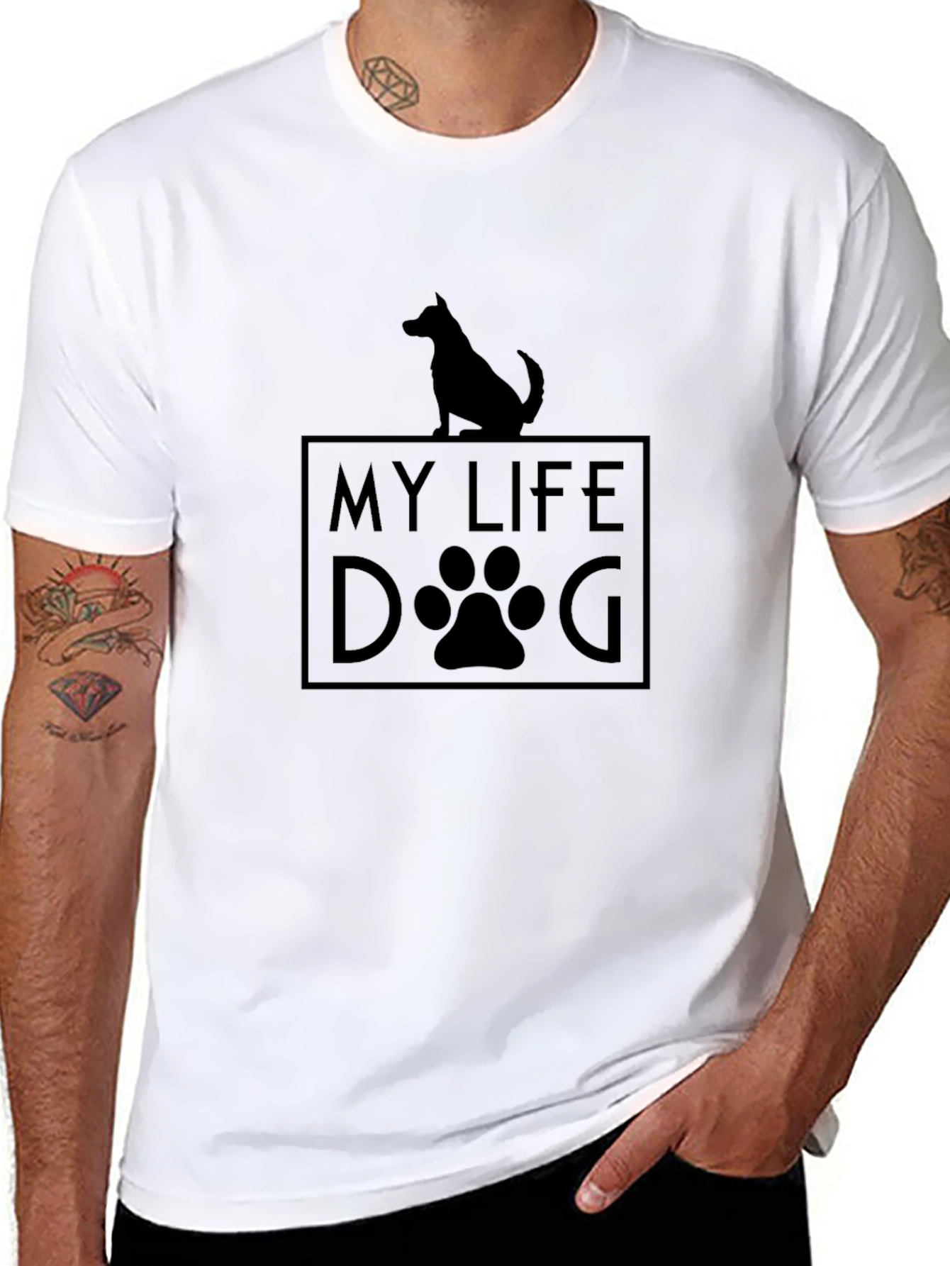 My Life Dog T-Shirt - Pet Lover Tee