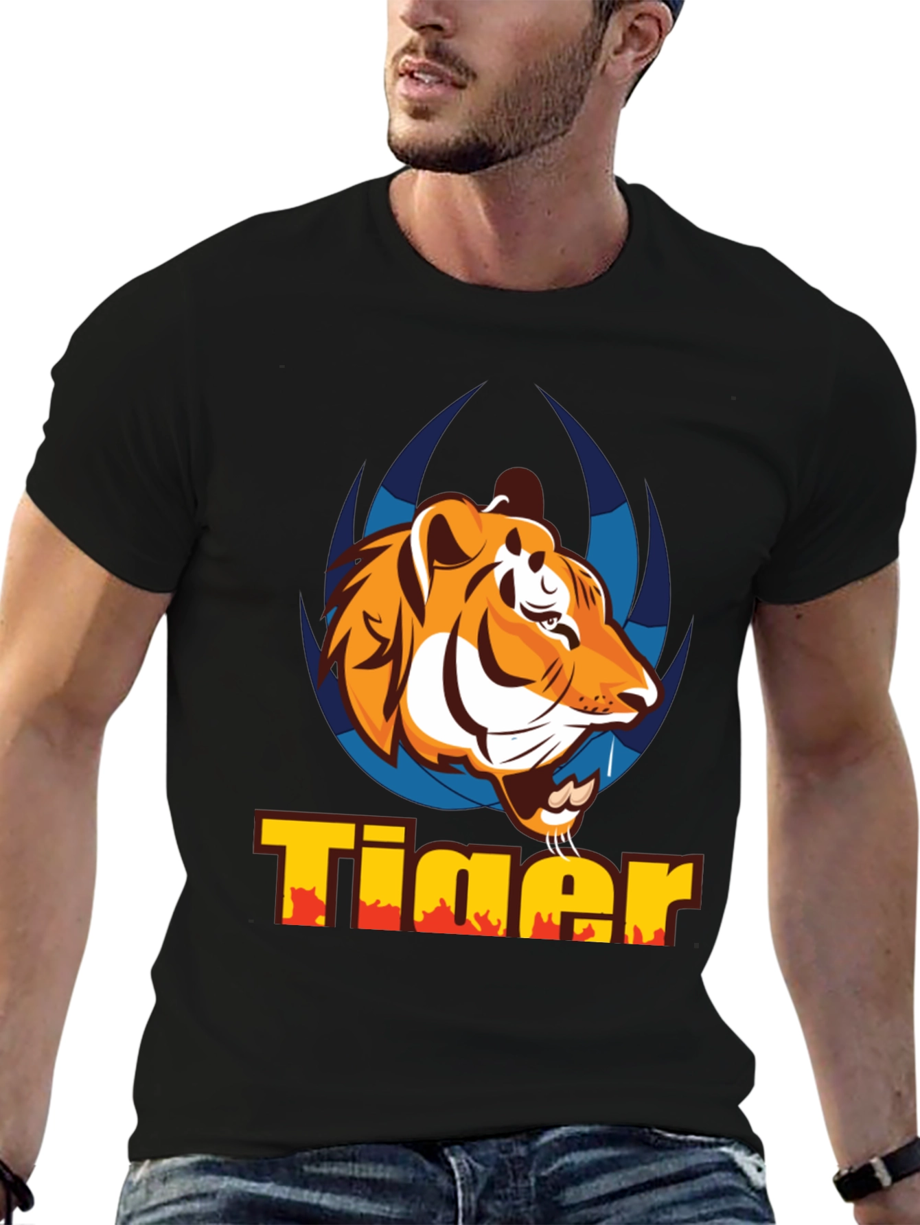 Tiger Graphic Tee - Bold & Unique Design