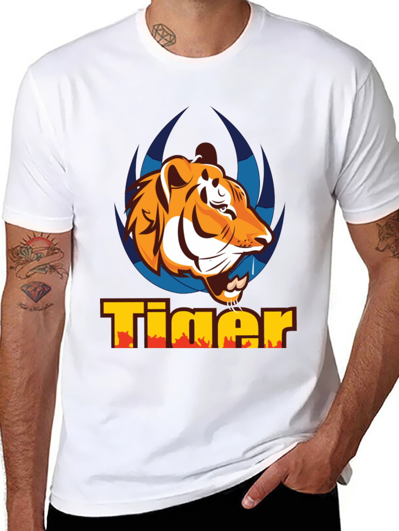 Tiger Graphic Tee - Bold & Unique Design