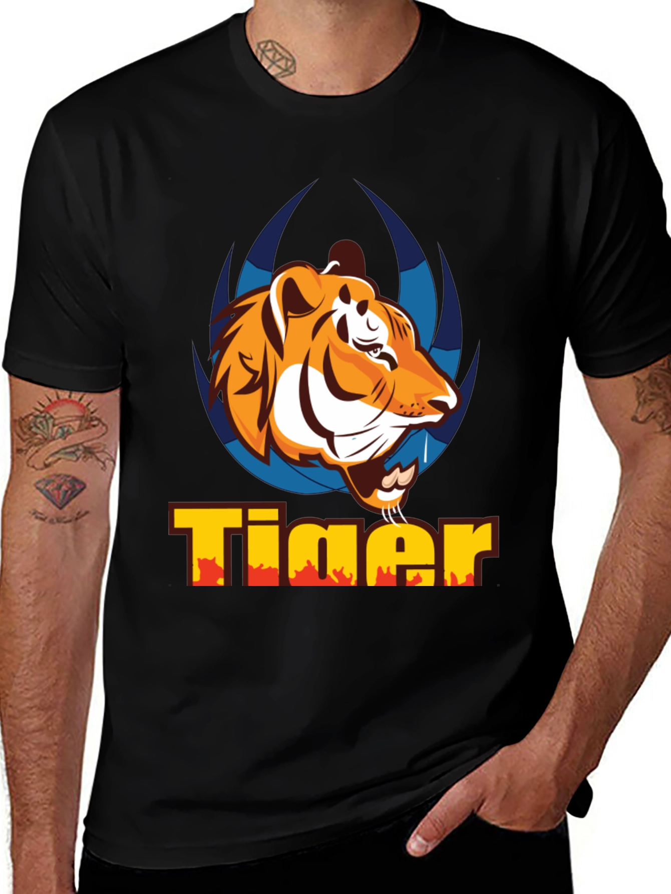 Tiger Graphic Tee - Bold & Unique Design