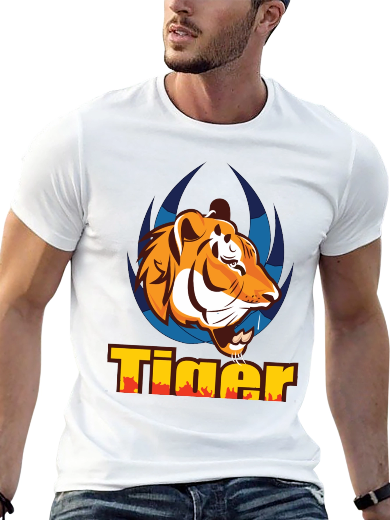 Tiger Graphic Tee - Bold & Unique Design