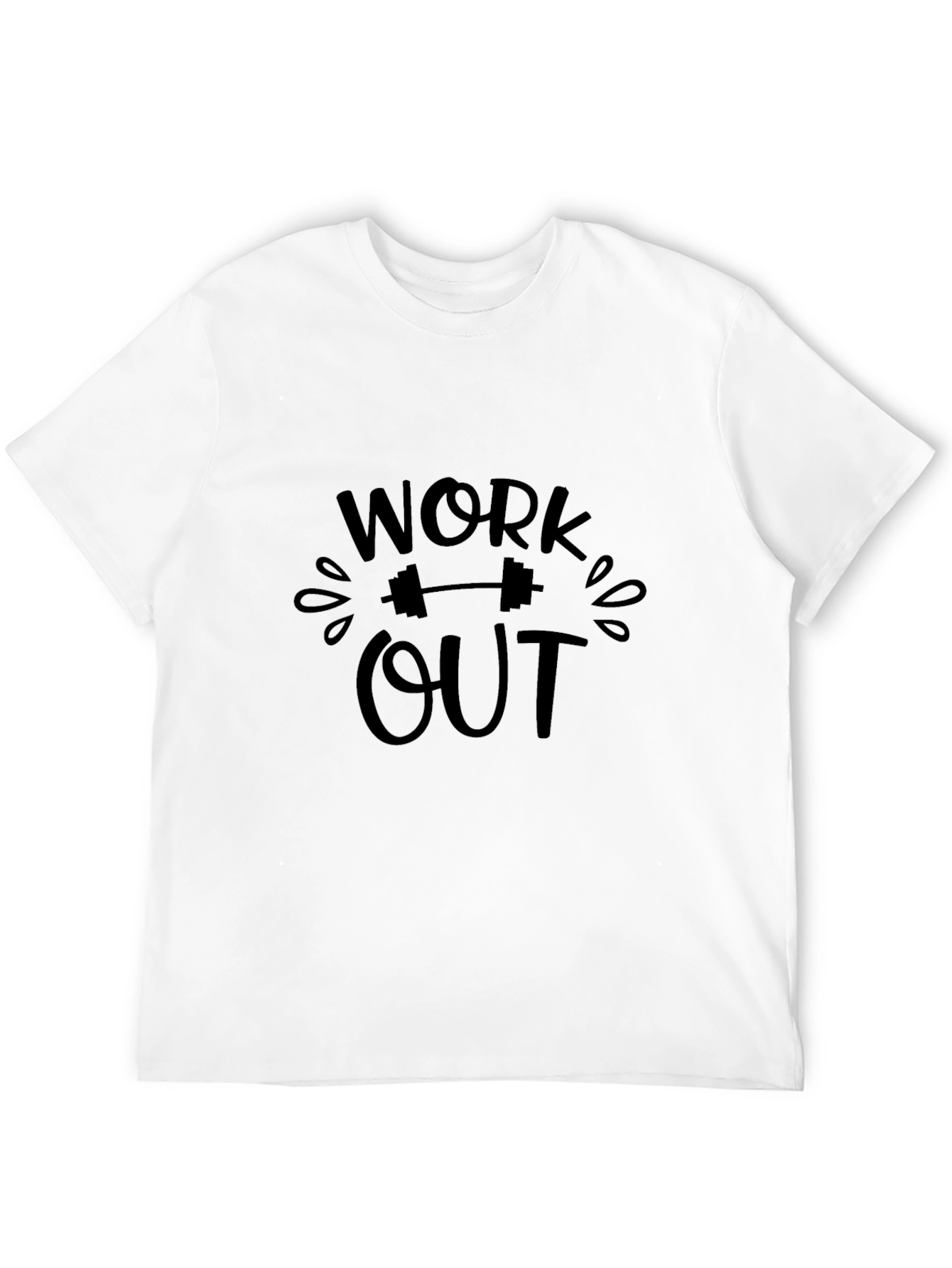 Work Out Graphic Tee - Motivational Gym Shirt