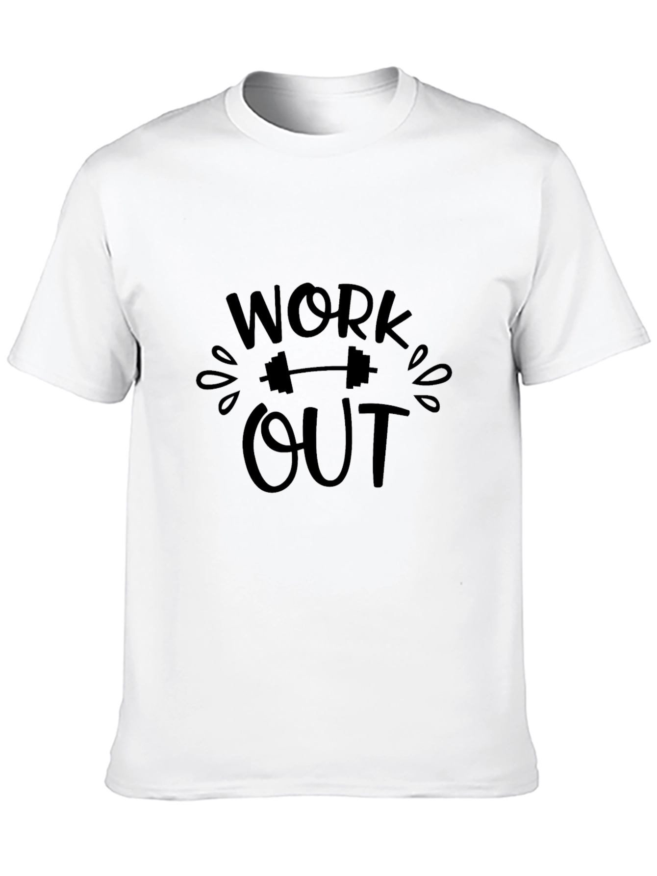 Work Out Graphic Tee - Motivational Gym Shirt
