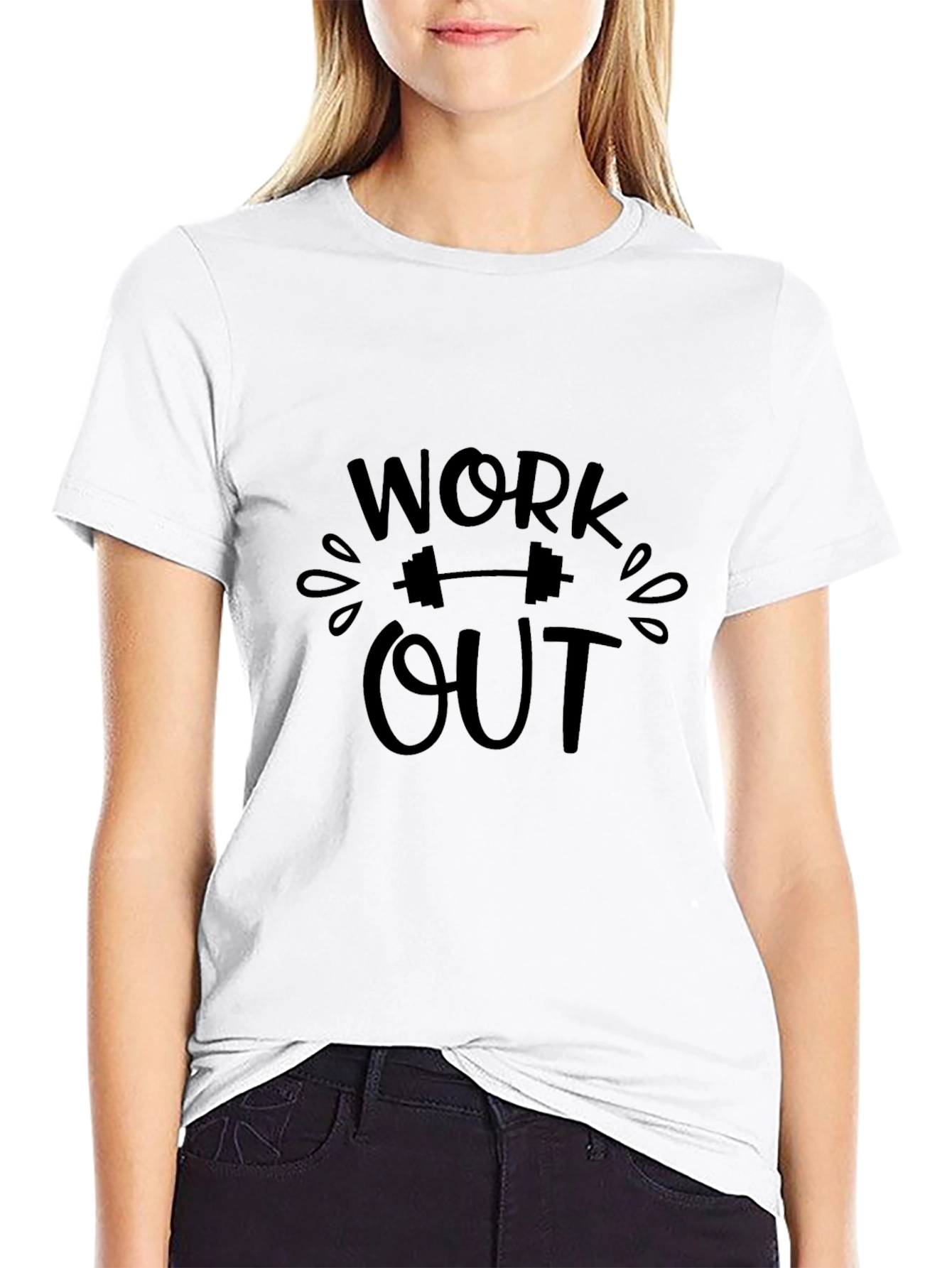 Work Out Graphic Tee - Motivational Gym Shirt