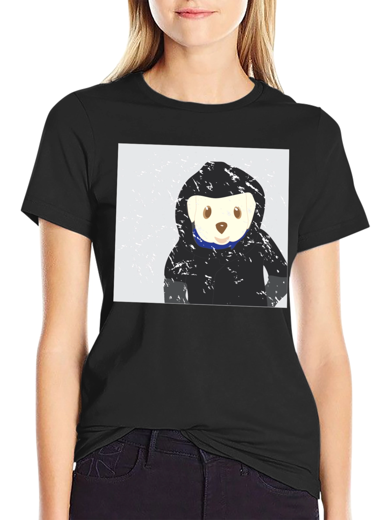 Bear Hoodie T-Shirt - Stylish Comfort