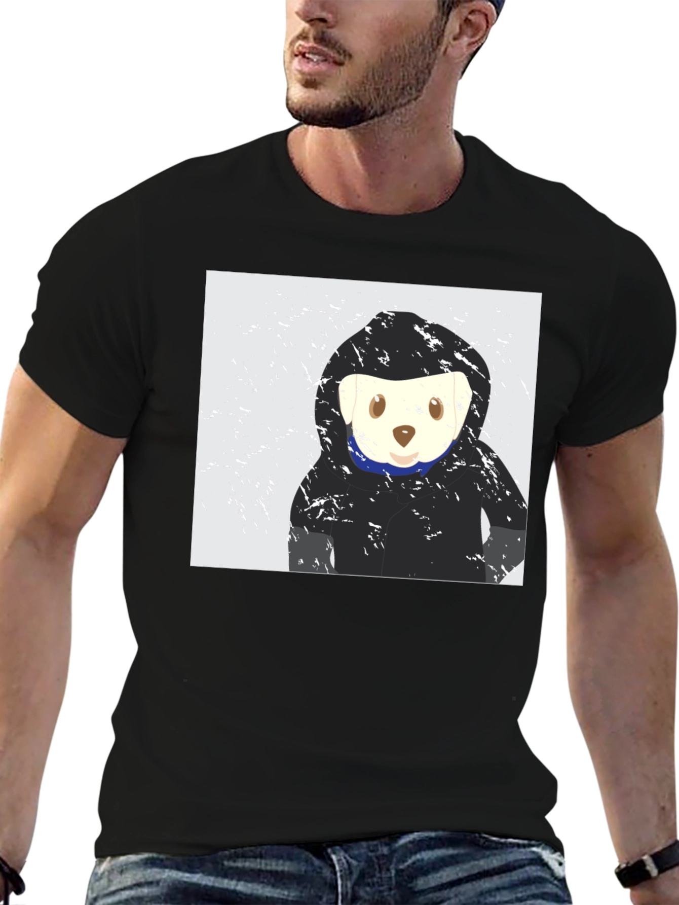 Bear Hoodie T-Shirt - Stylish Comfort