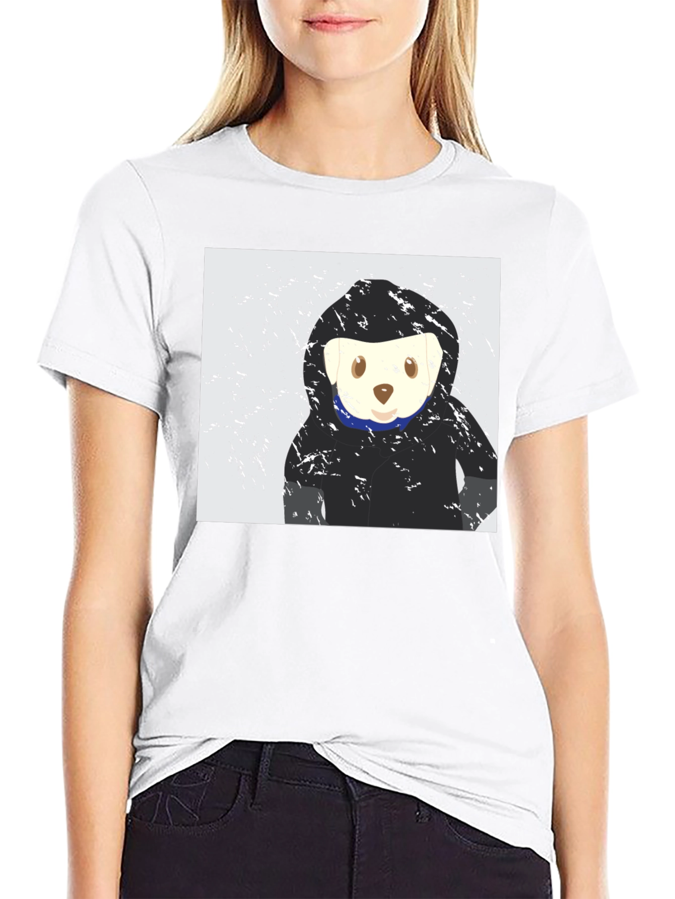 Bear Hoodie T-Shirt - Stylish Comfort