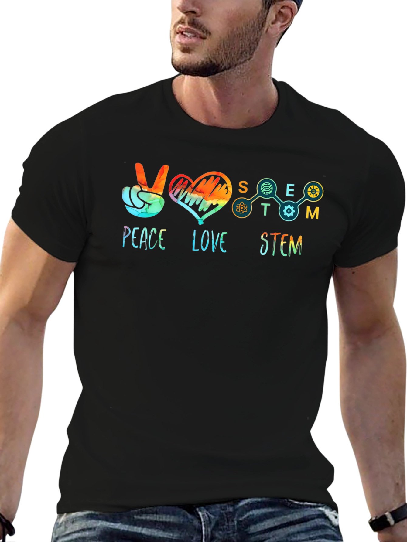 Peace Love STEM T-Shirt