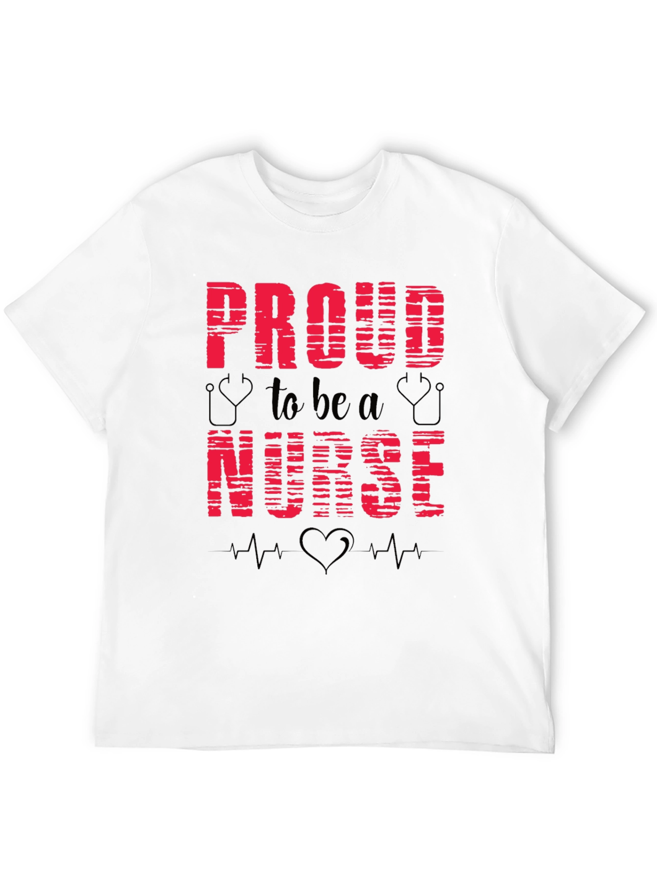 Proud Nurse Black T-Shirt